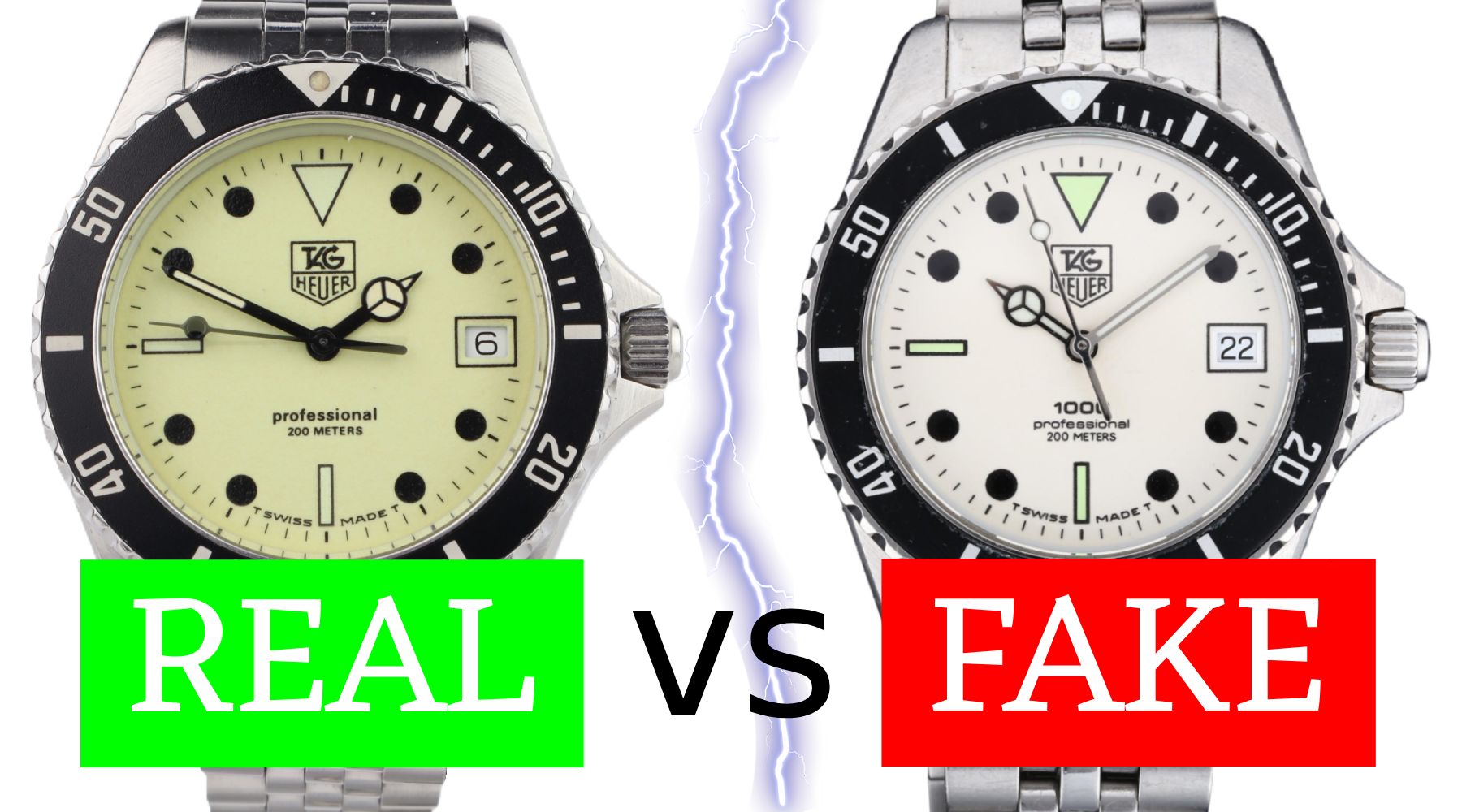 How to Spot a Fake TAG Heuer 1000: Expert Guide – B&O Watches