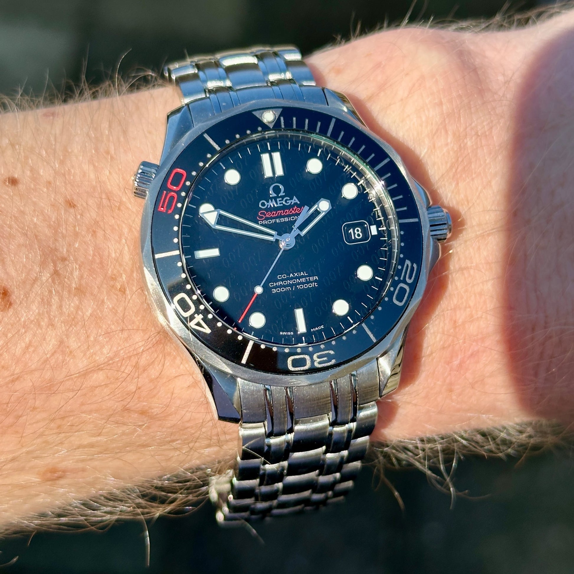 Omega 300M James Bond 50th Anniversary Limited 212.30.41.20.01.005    | Box & Papers | 2012