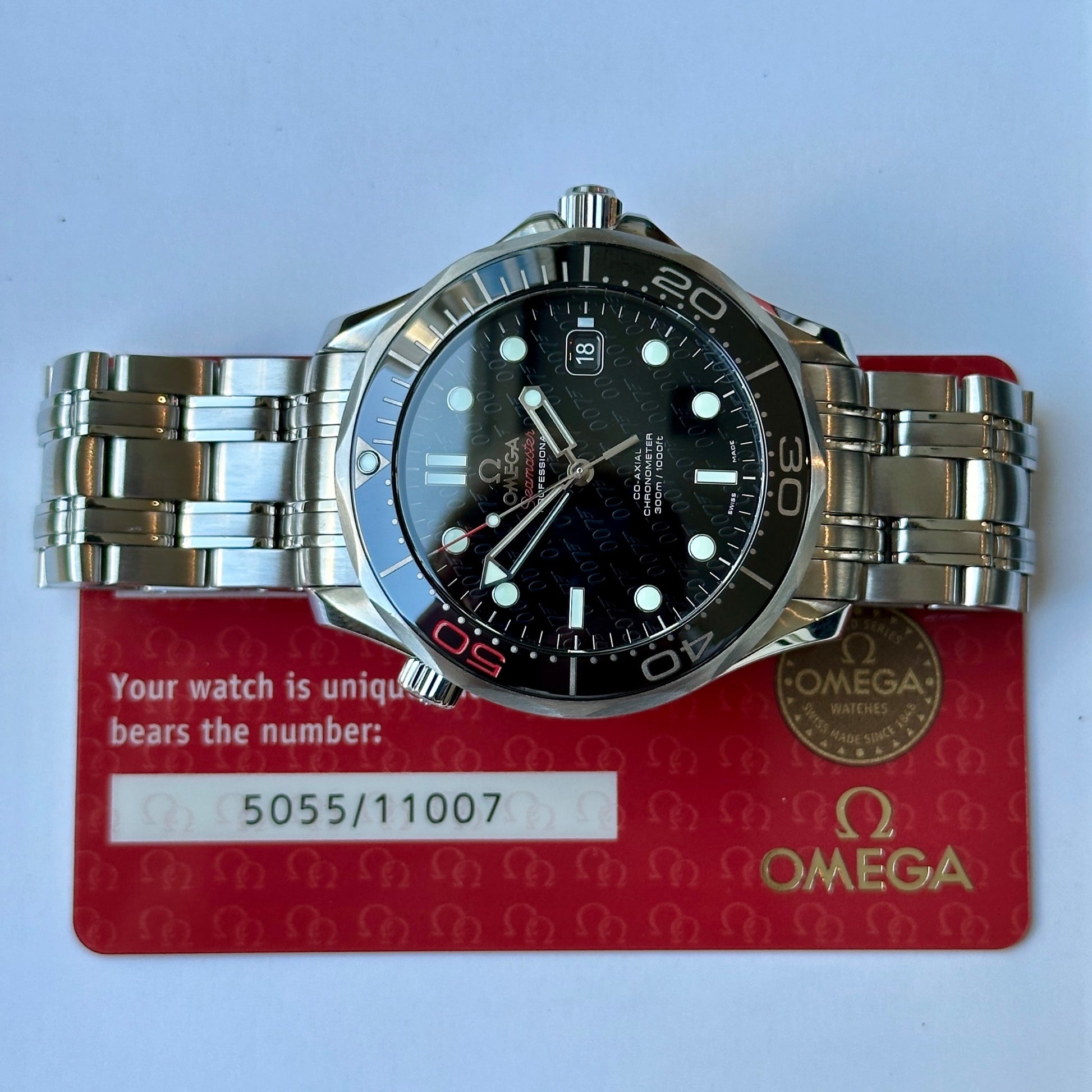 Omega 300M James Bond 50th Anniversary Limited 212.30.41.20.01.005    | Box & Papers | 2012