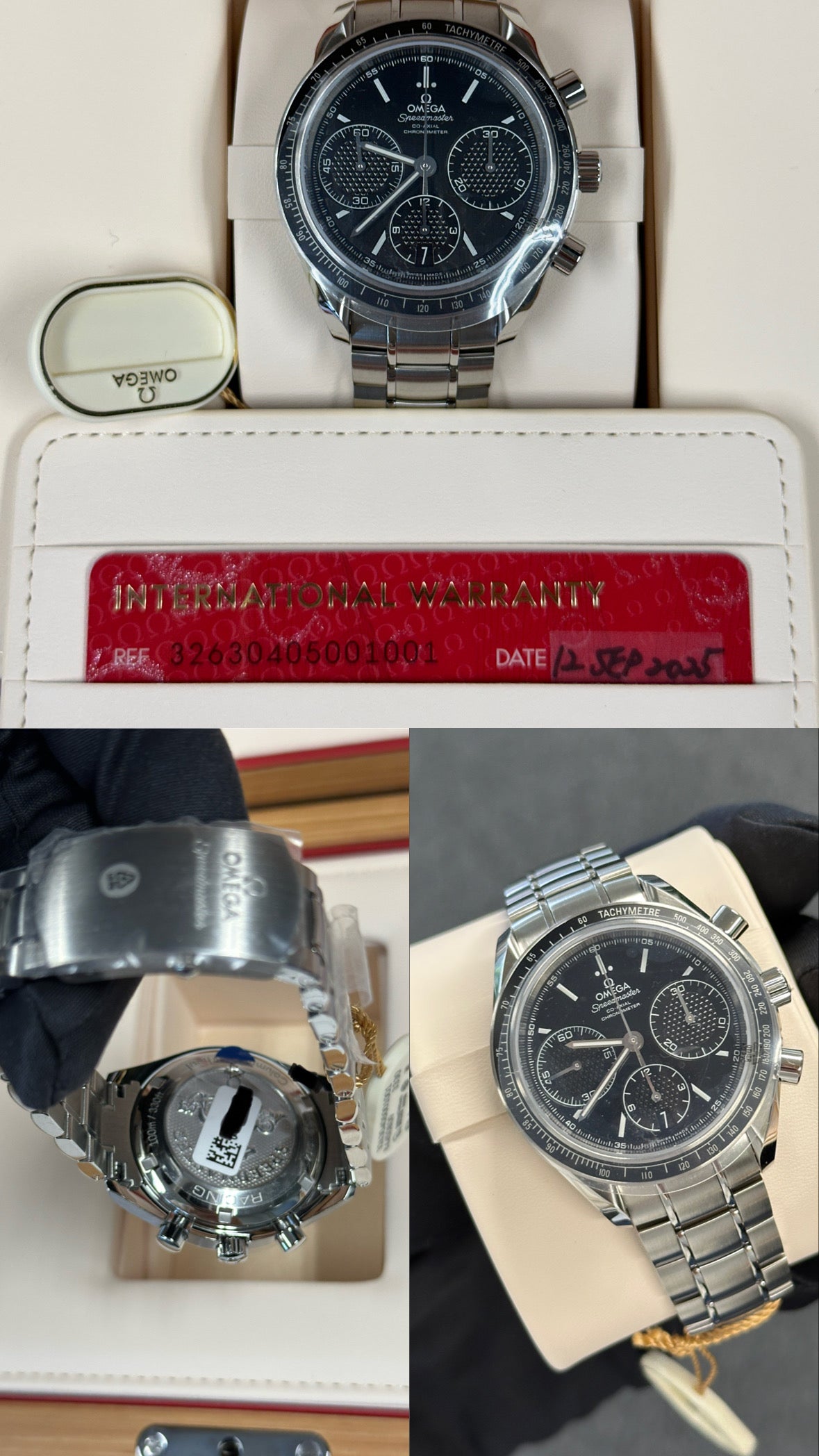 Omega Speedmaster Racing 326.30.40.50.01.001 | Box & Papers NEW 2025 | STICKERS