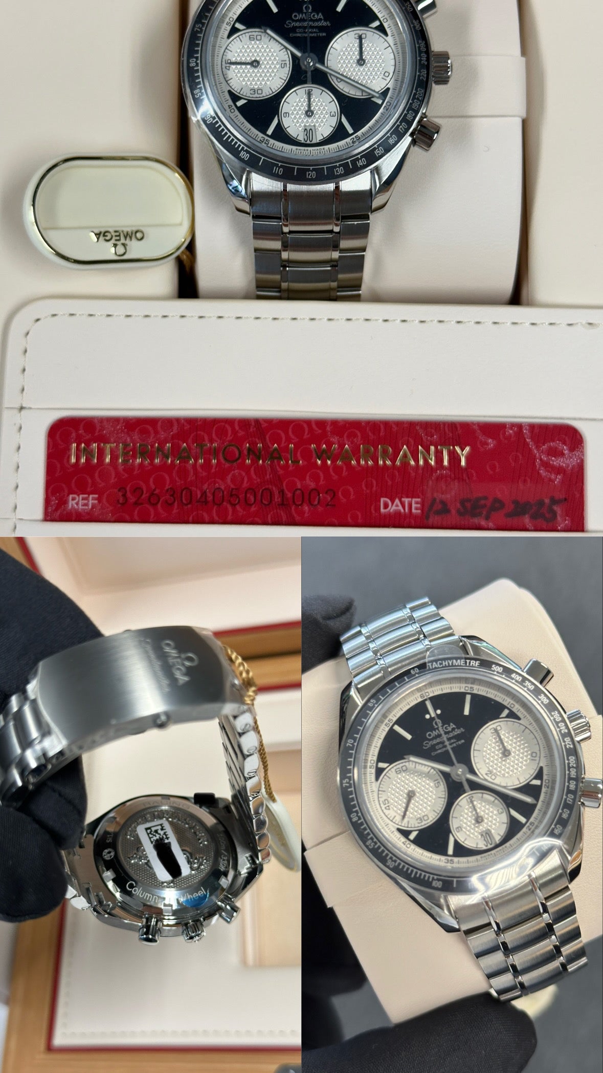 Omega Speedmaster Racing 326.30.40.50.01.002 | Box & Papers NEW 2025 | STICKERS