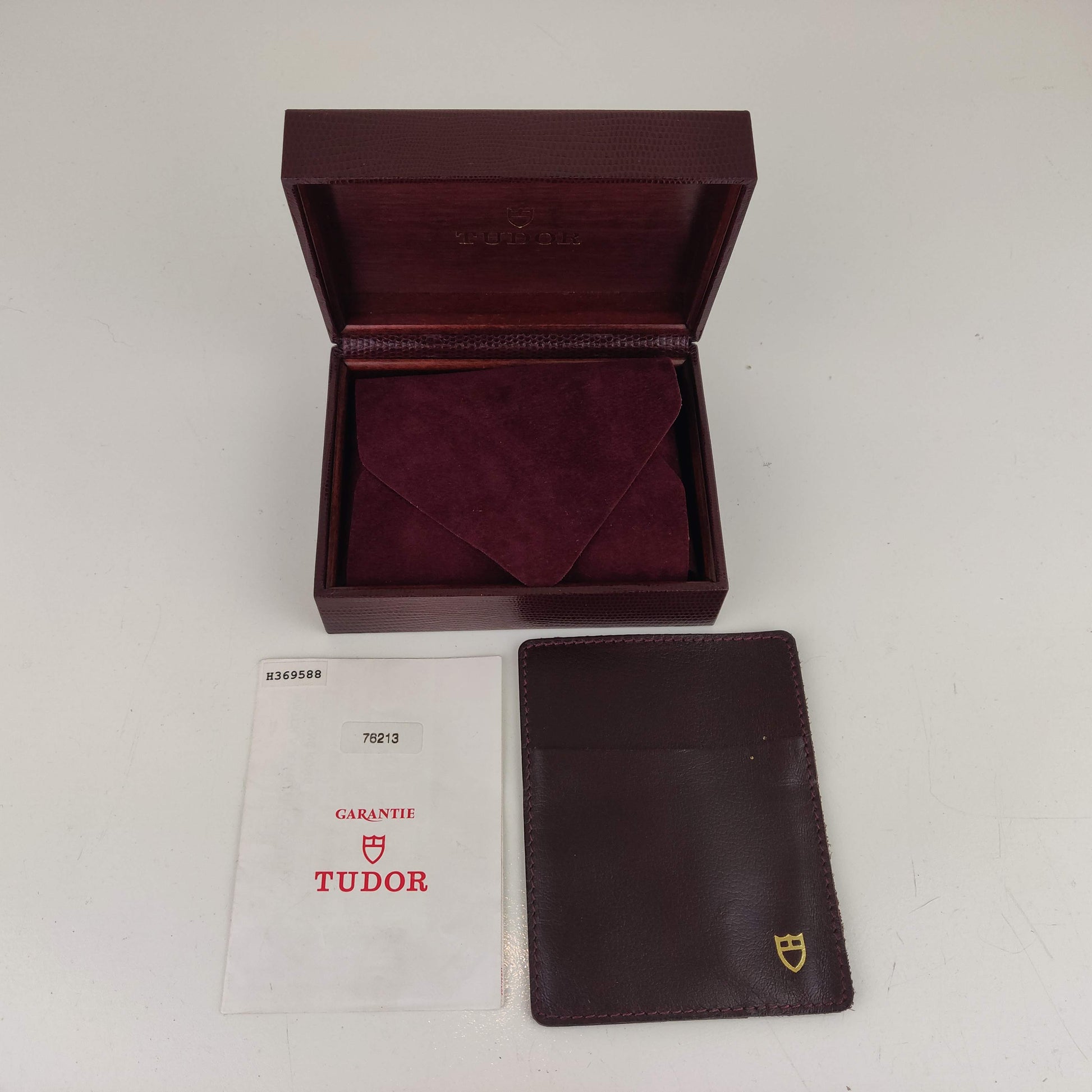 Tudor Date + Day 76213    | Box & Papers | 2002