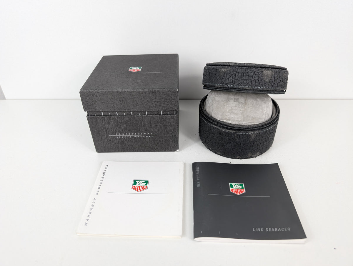 TAG Heuer Link Chronograph CT1115 Searacer   | Box