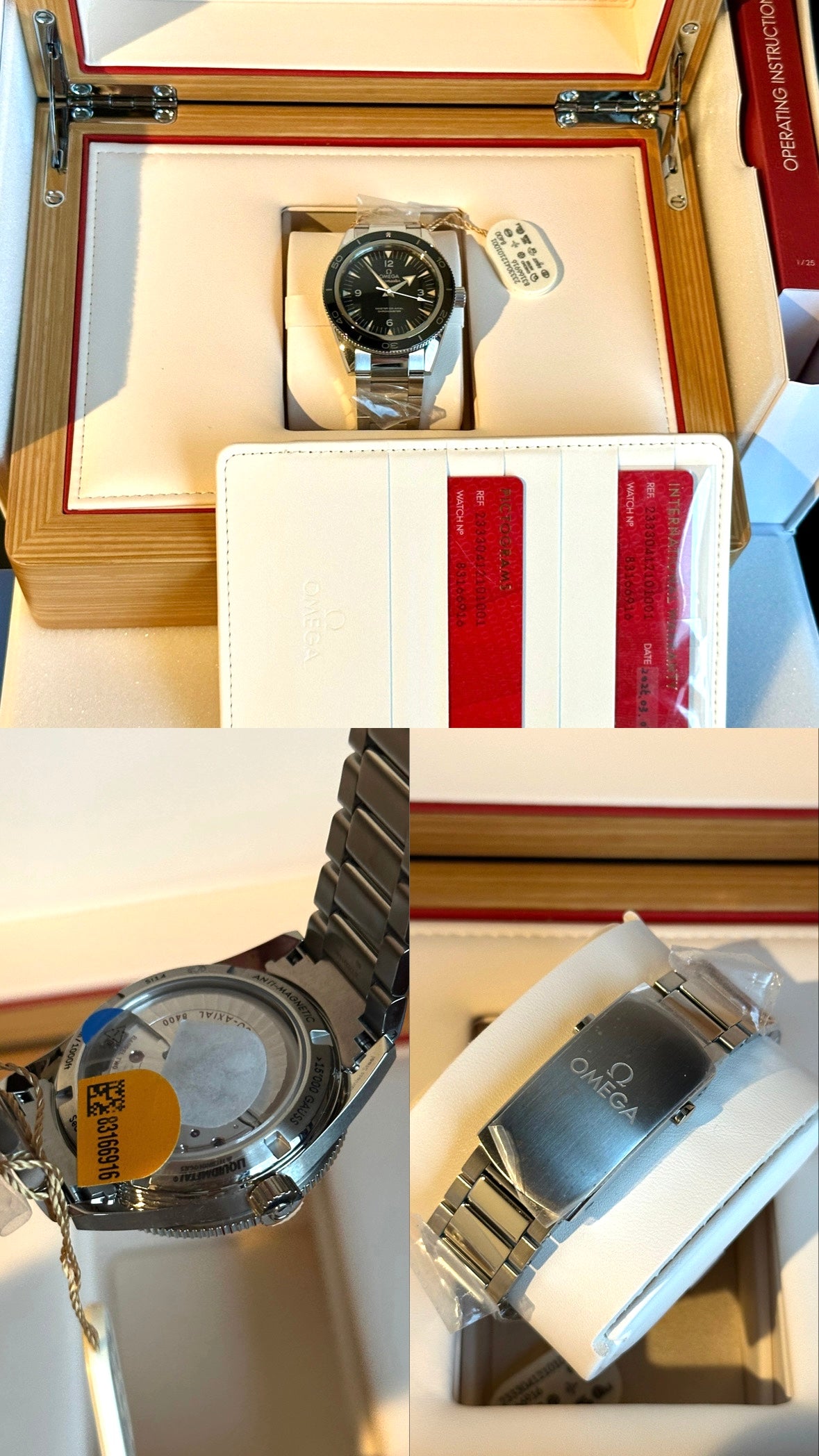 Omega Seamaster 300 233.30.41.21.01.001 Co-axial Master Chronometer NEW STICKERS  | Box & Papers | 2026