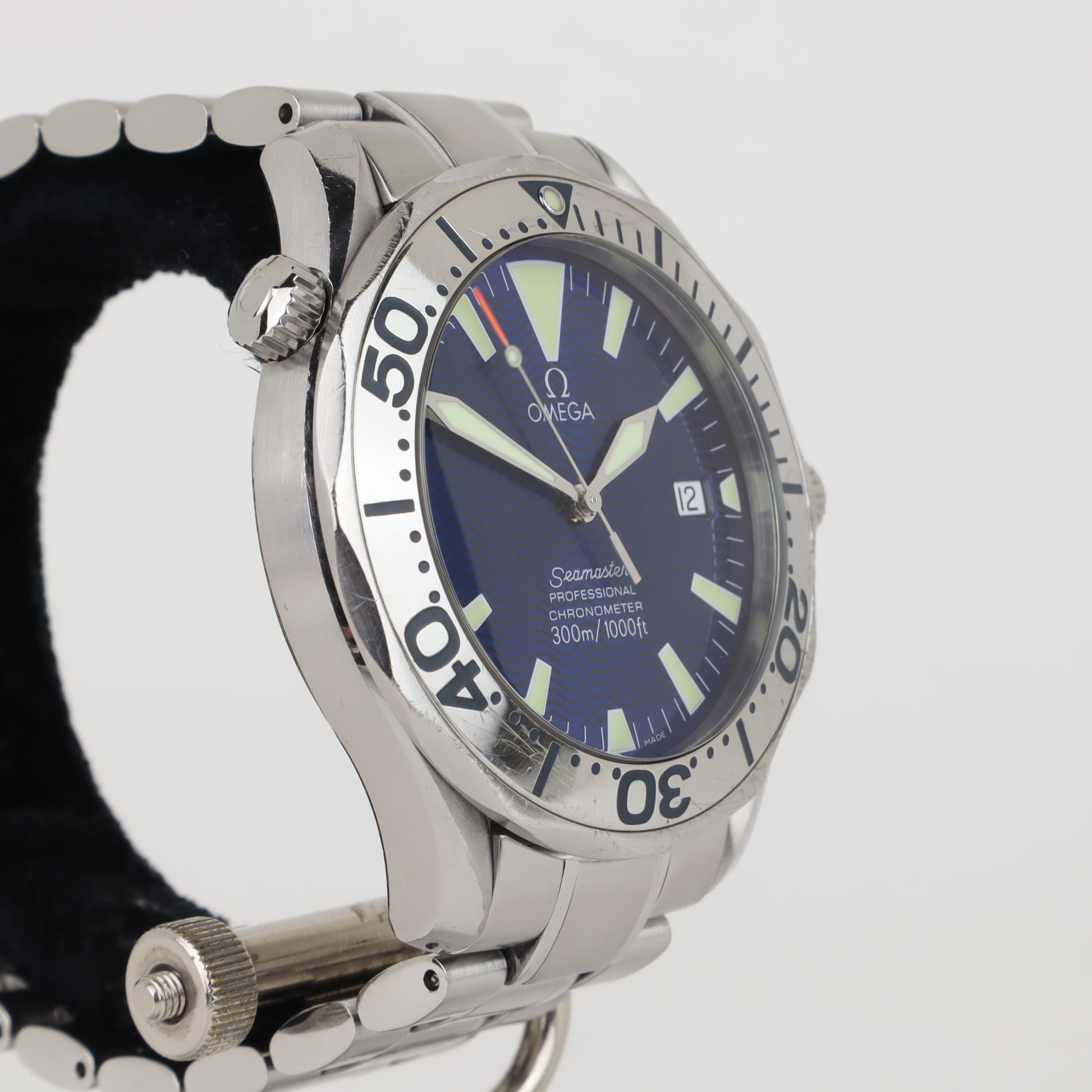 Omega Seamaster 300M 2255.80 Electric Blue'  | Serviced  | 2006