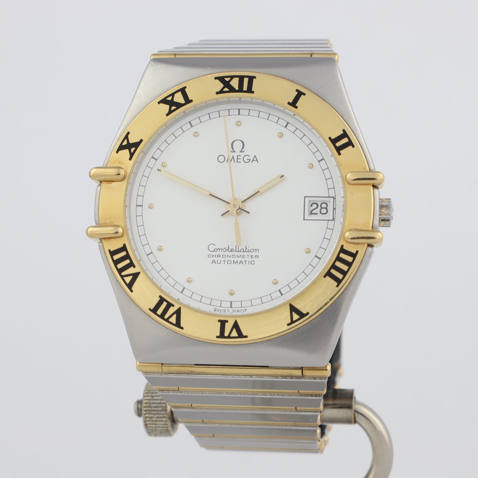 Omega Constellation 'Manhattan' Full Bar 18K Gold 368.1075 | Serviced    | 1986