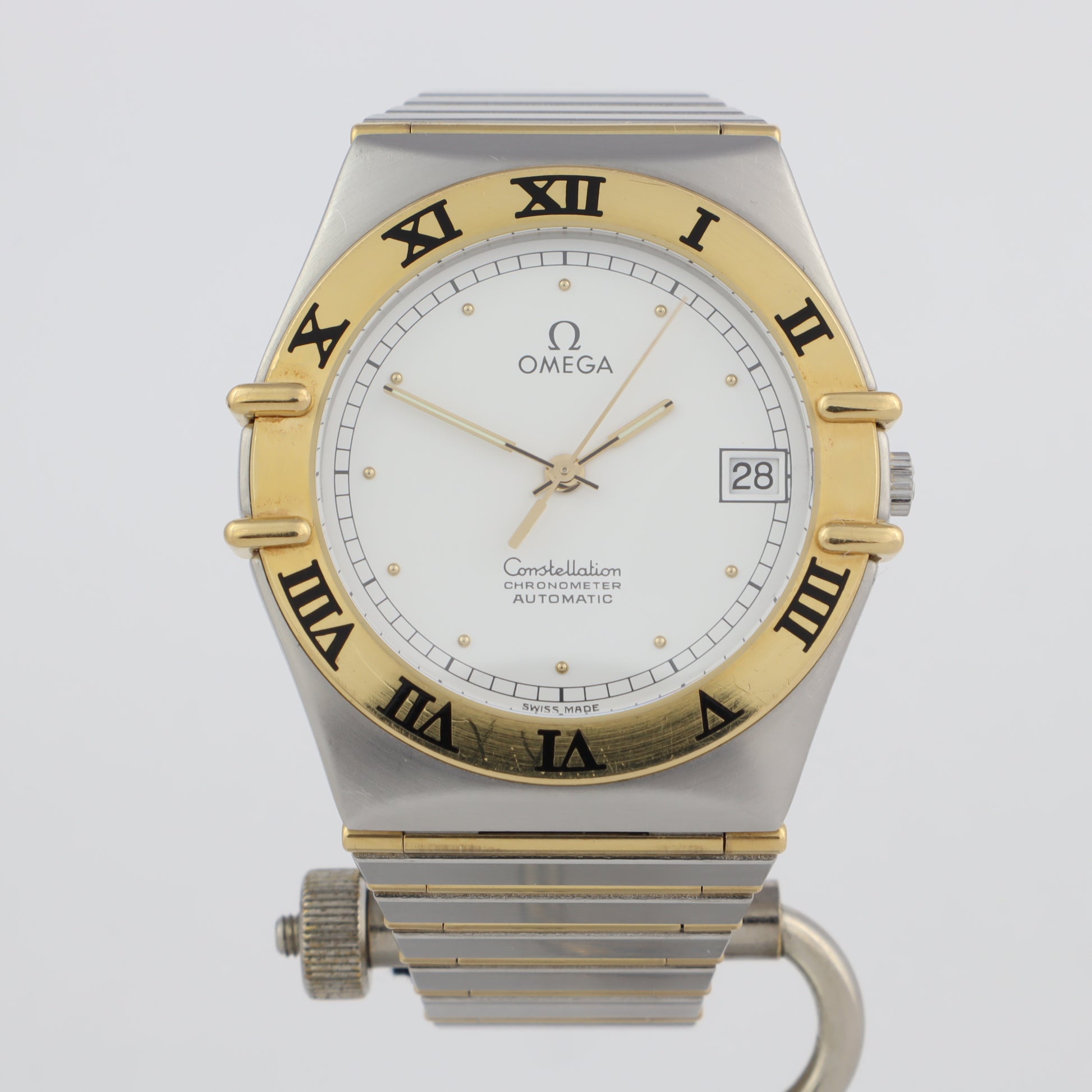 Omega Constellation 'Manhattan' Full Bar 18K Gold 368.1075 | Serviced    | 1986