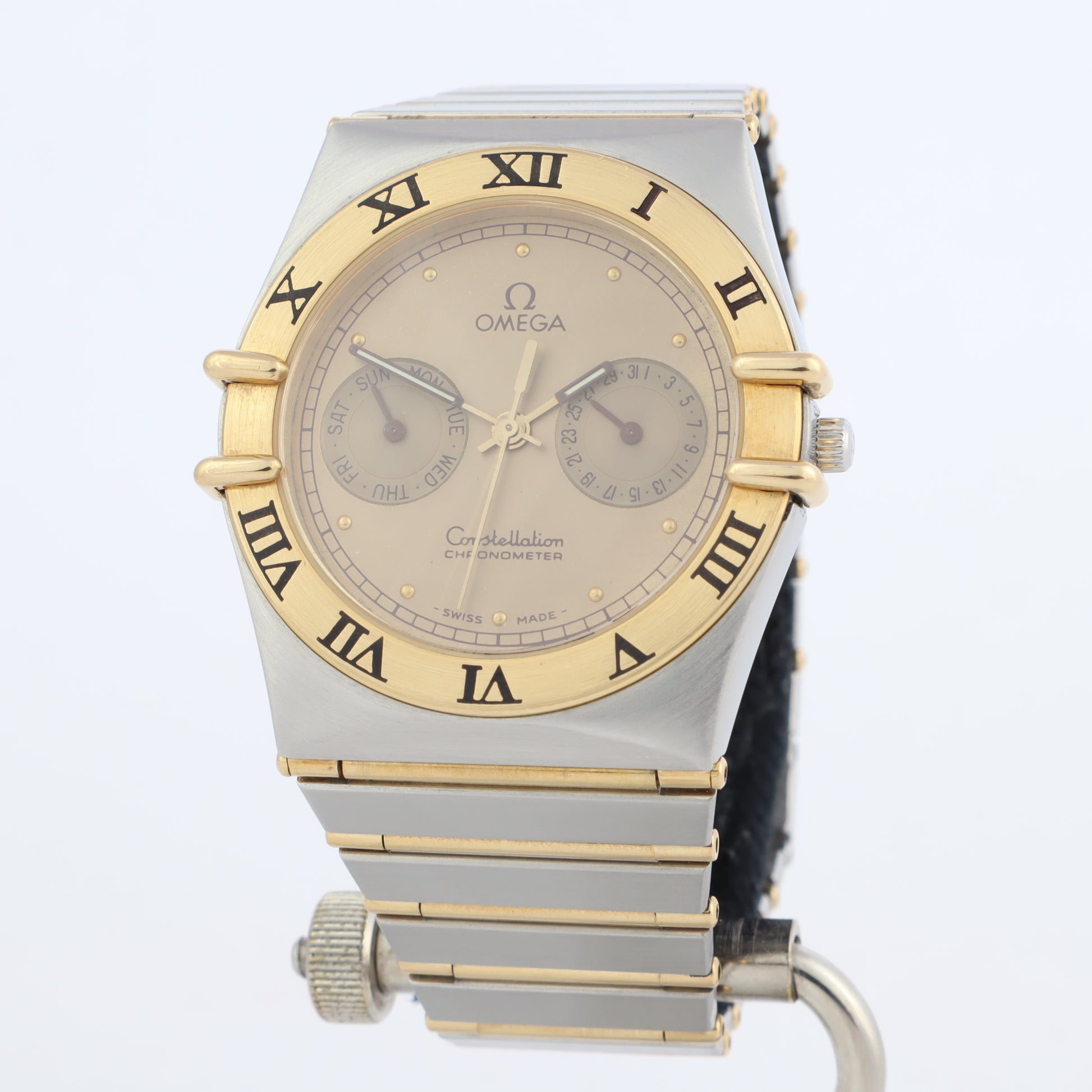 Omega Constellation 'Chronometer' Day-Date 398.0870  18K Full Bar