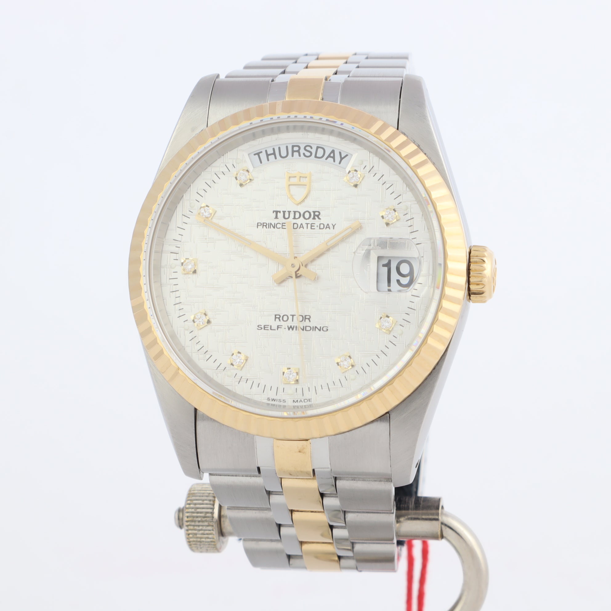 Tudor Prince Date + Day 76213 Diamond Dial   | Box & Papers | 2013