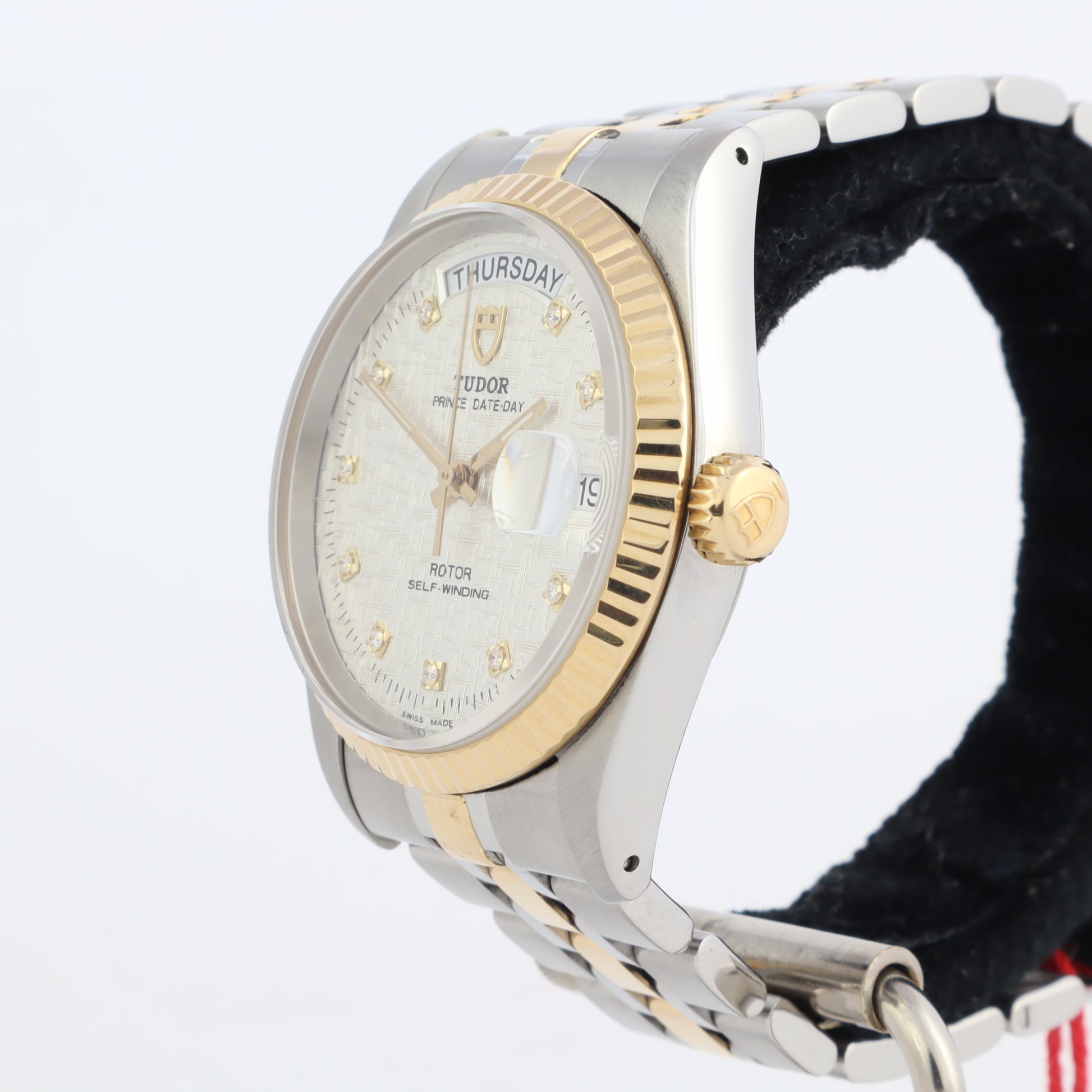 Tudor Prince Date + Day 76213 Diamond Dial   | Box & Papers | 2013
