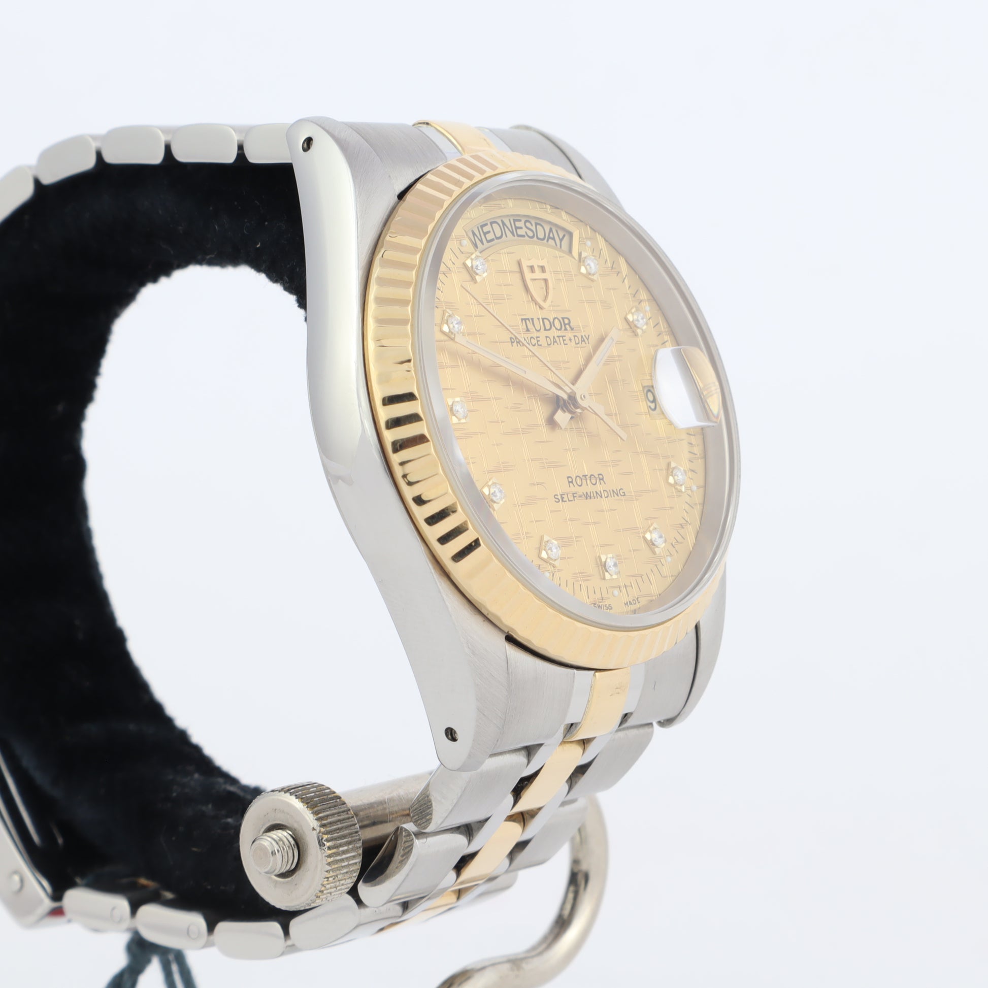 Tudor Prince Date + Day 76213 Diamond Dial   | Box & Papers | 2012