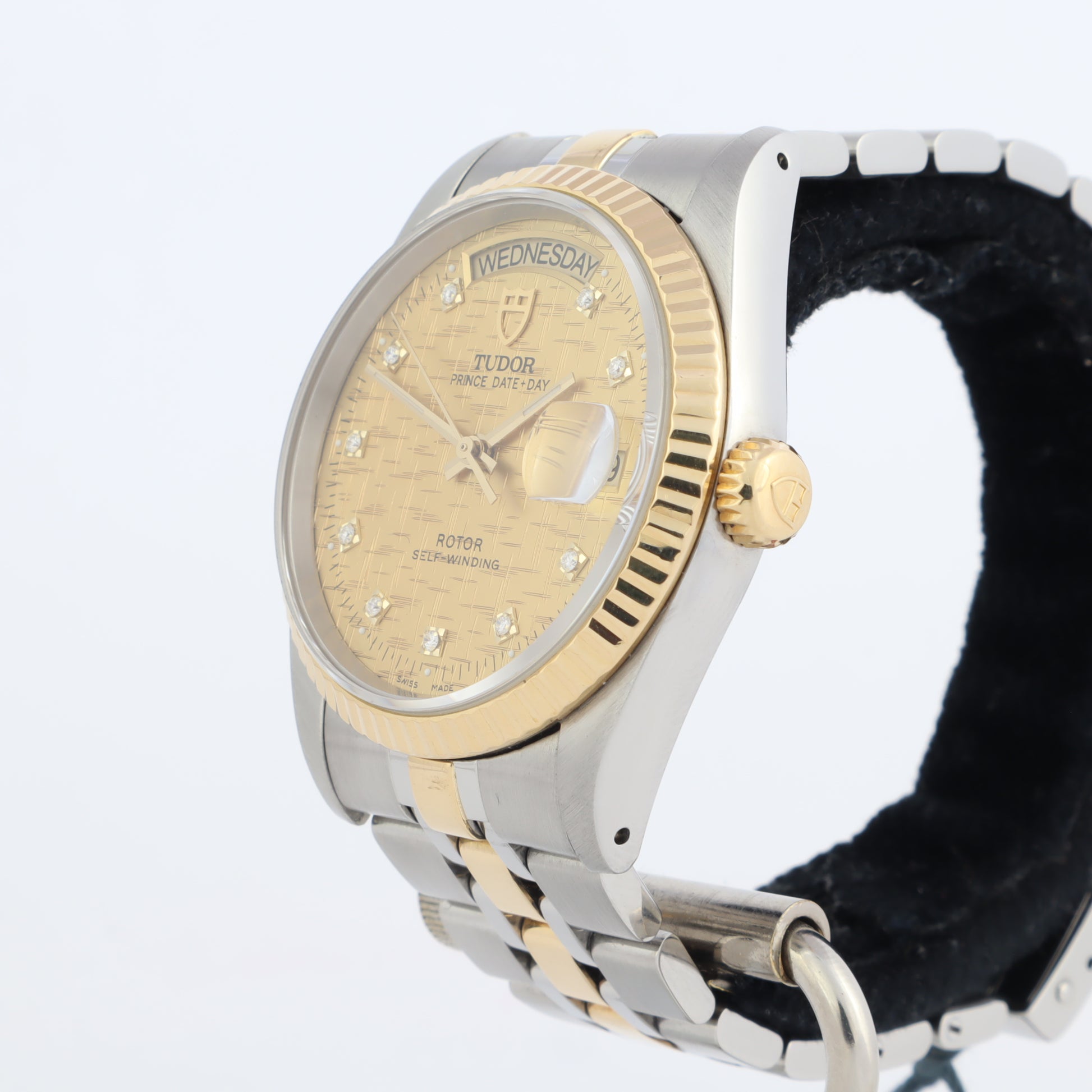 Tudor Prince Date + Day 76213 Diamond Dial   | Box & Papers | 2012