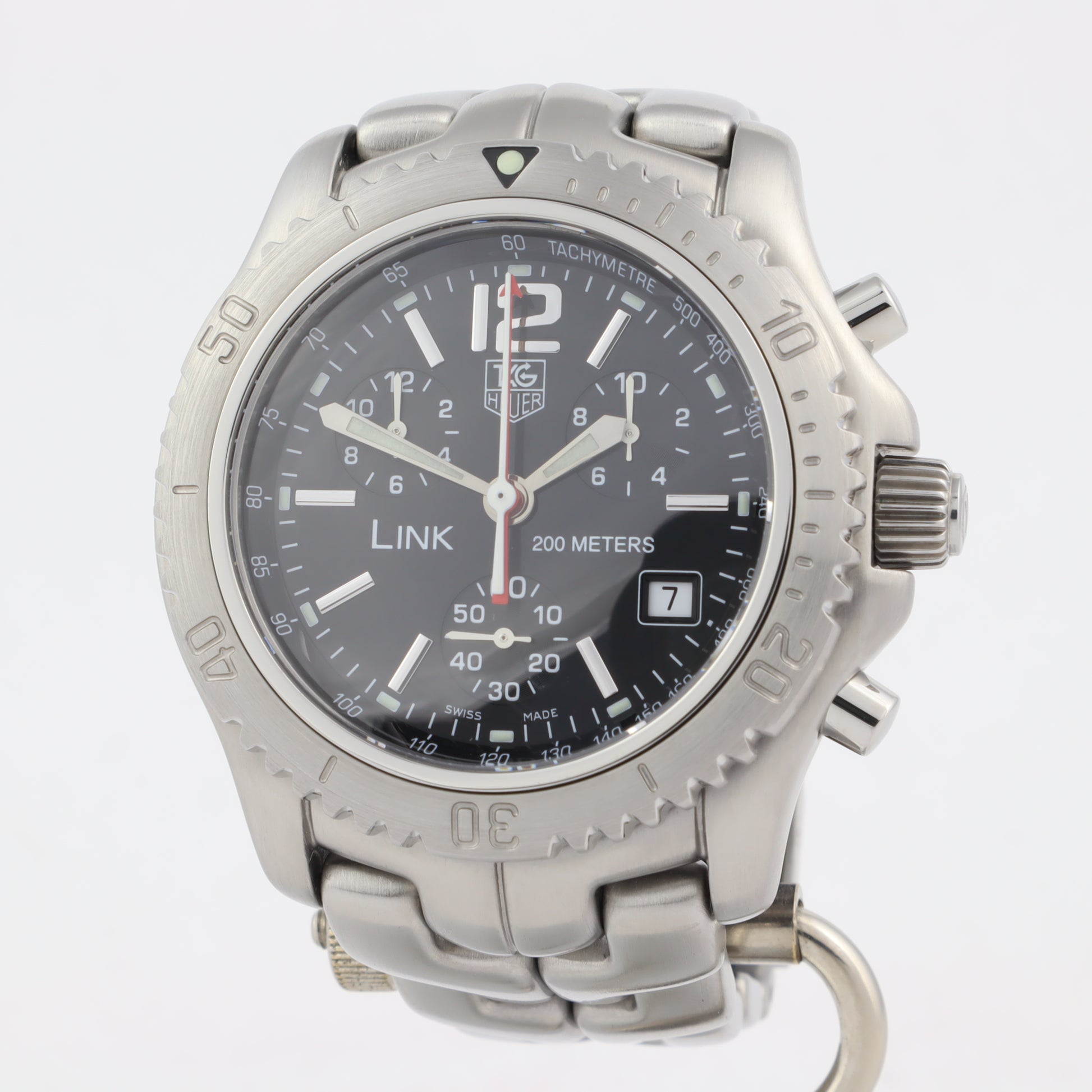 TAG Heuer Link Chronograph CT1111-0 Jason Bourne   | Box & Papers | 2002