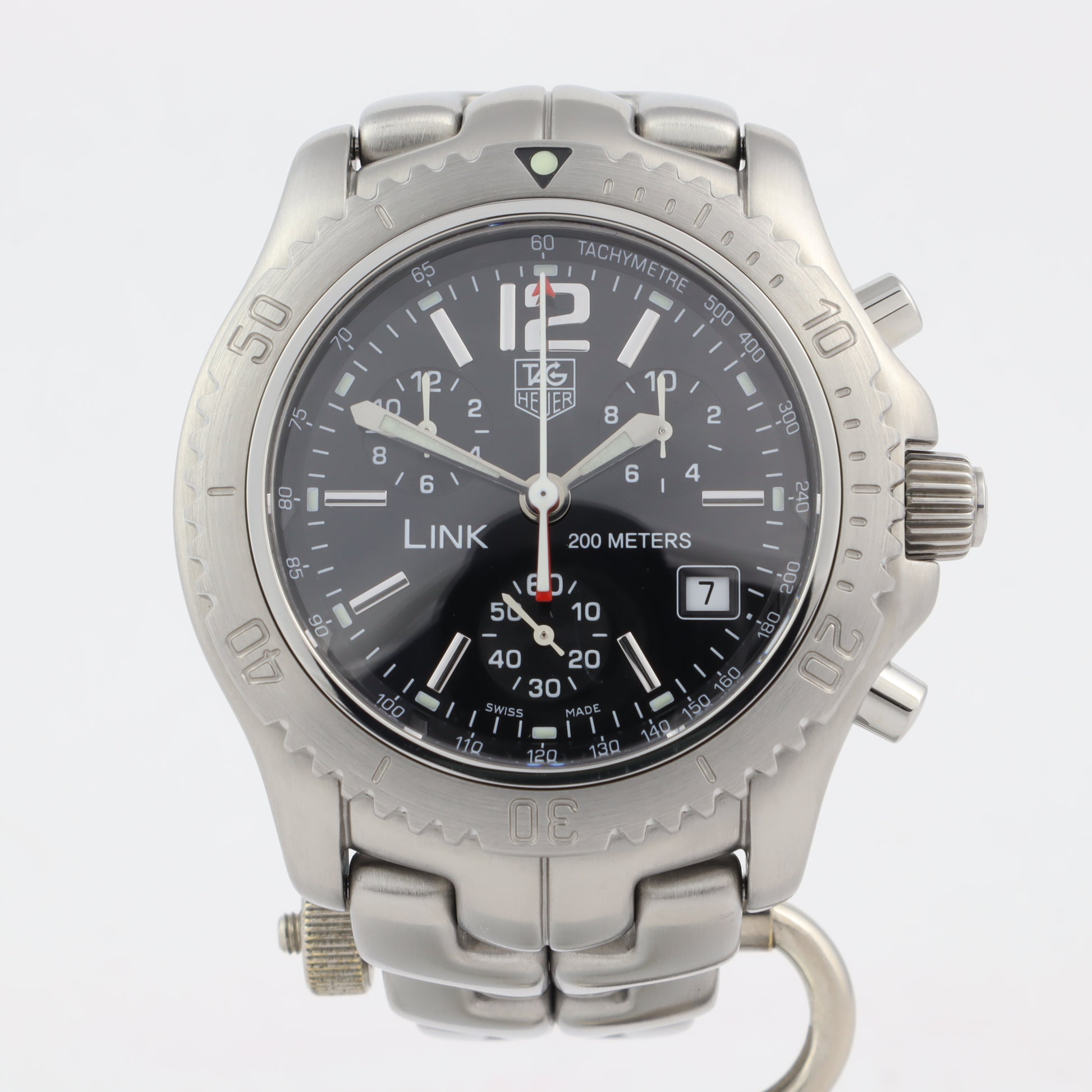 TAG Heuer Link Chronograph CT1111-0 Jason Bourne   | Box & Papers | 2002