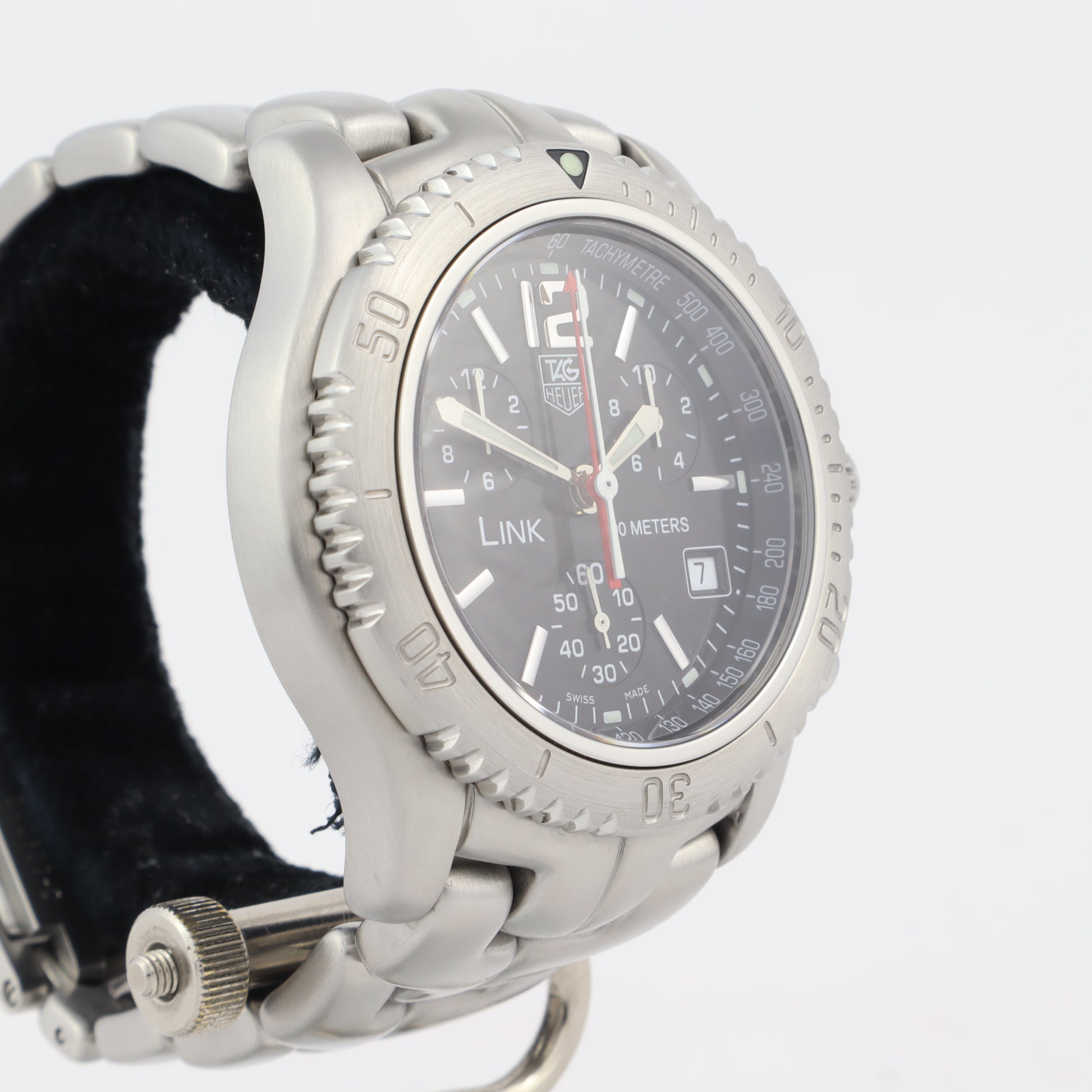 TAG Heuer Link Chronograph CT1111-0 Jason Bourne   | Box & Papers | 2002