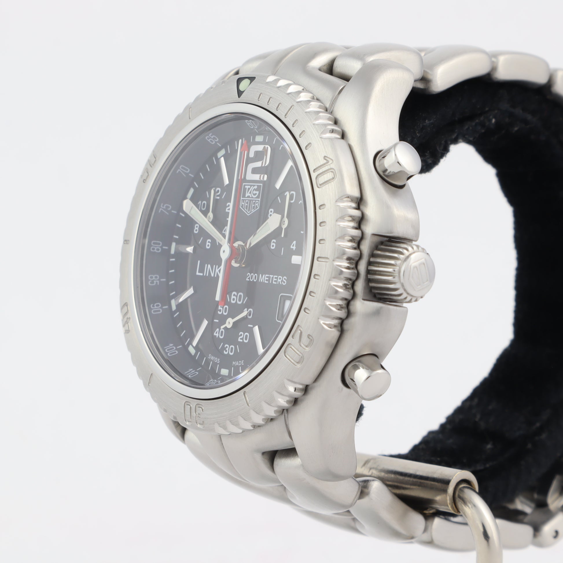 TAG Heuer Link Chronograph CT1111-0 Jason Bourne   | Box & Papers | 2002