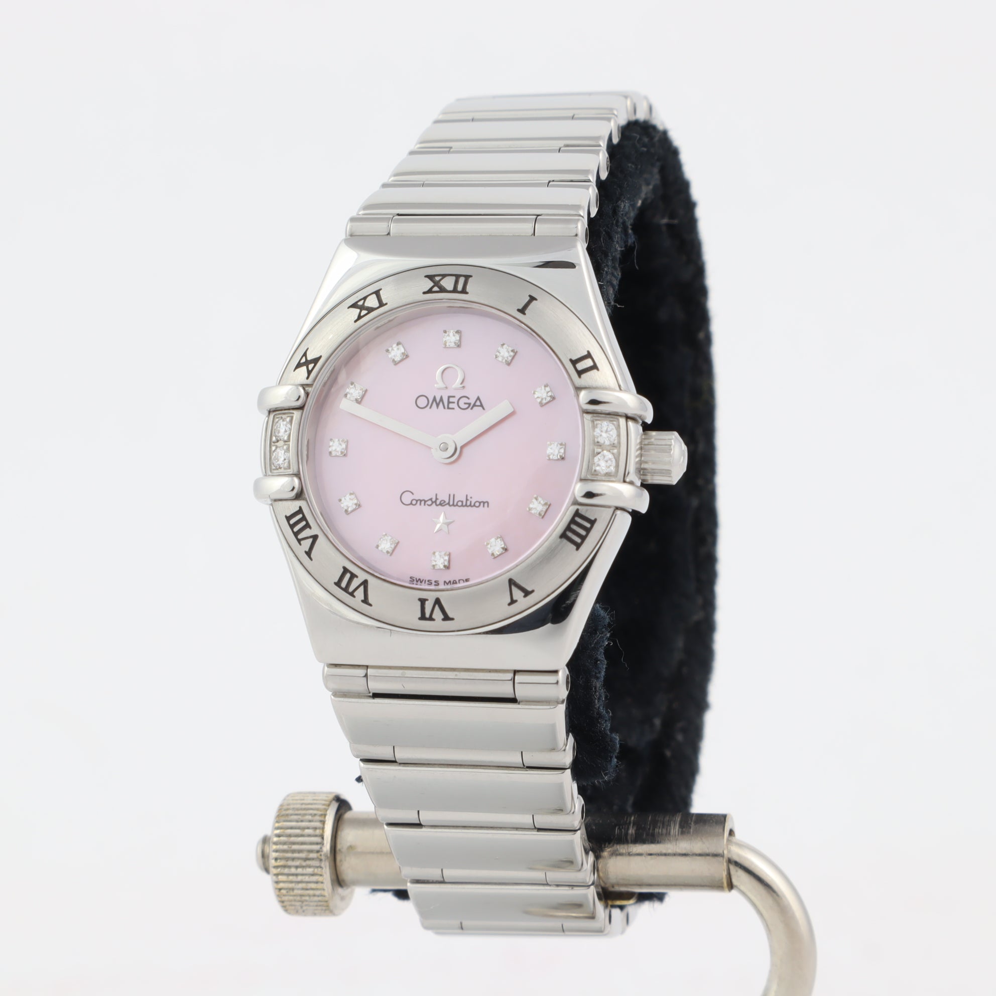 Omega Constellation 1566.66 Ladies My Choice Mini Pink Diamond Dial   | Box & Papers | 2003