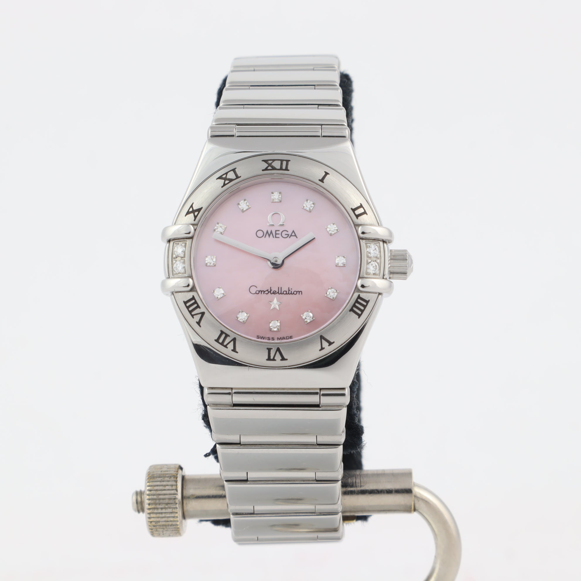 Omega Constellation 1566.66 Ladies My Choice Mini Pink Diamond Dial   | Box & Papers | 2003