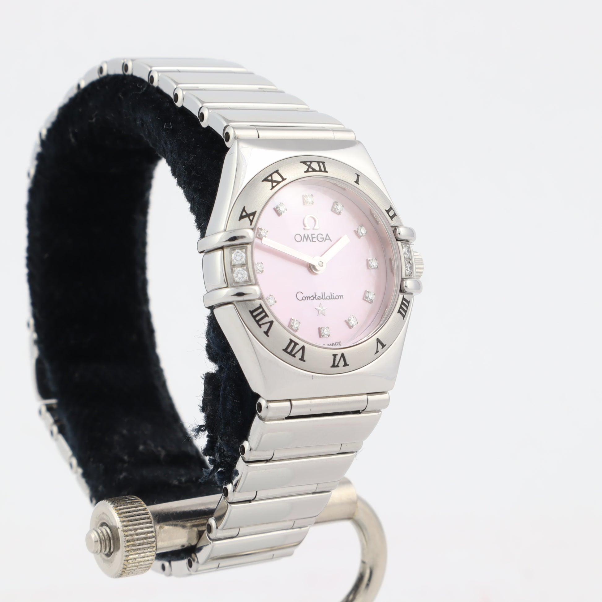Omega Constellation 1566.66 Ladies My Choice Mini Pink Diamond Dial   | Box & Papers | 2003