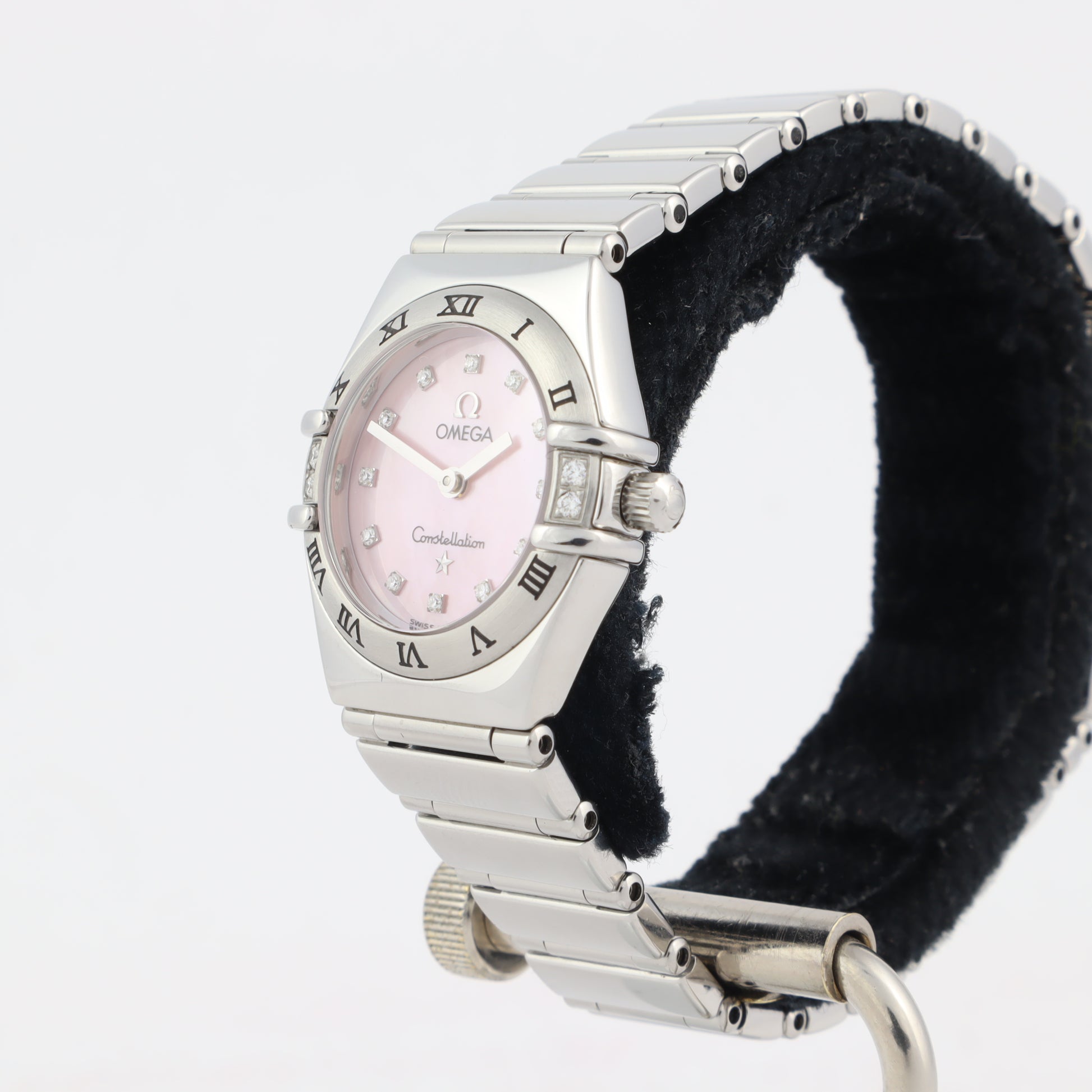 Omega Constellation 1566.66 Ladies My Choice Mini Pink Diamond Dial   | Box & Papers | 2003