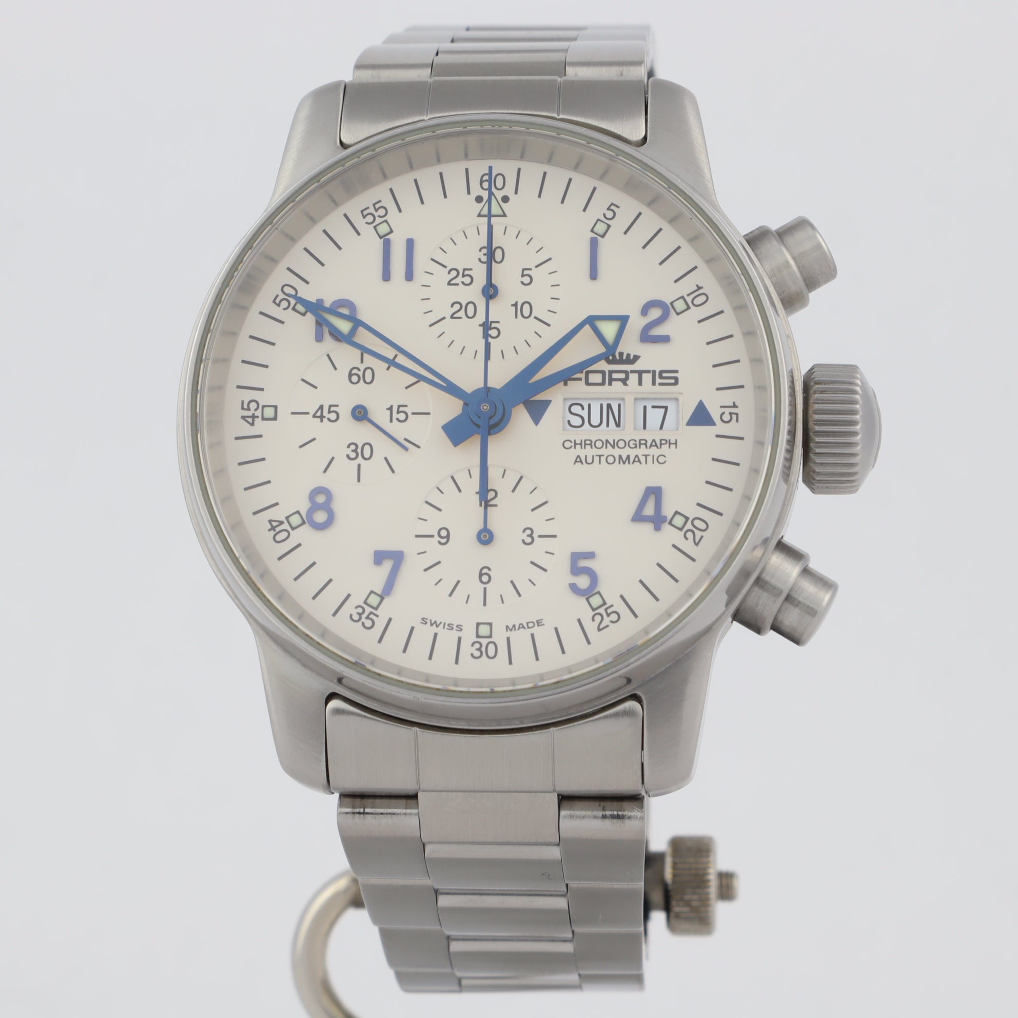 Fortis Flieger Limited 597.11.12  Serviced  | Box & Papers | 2012