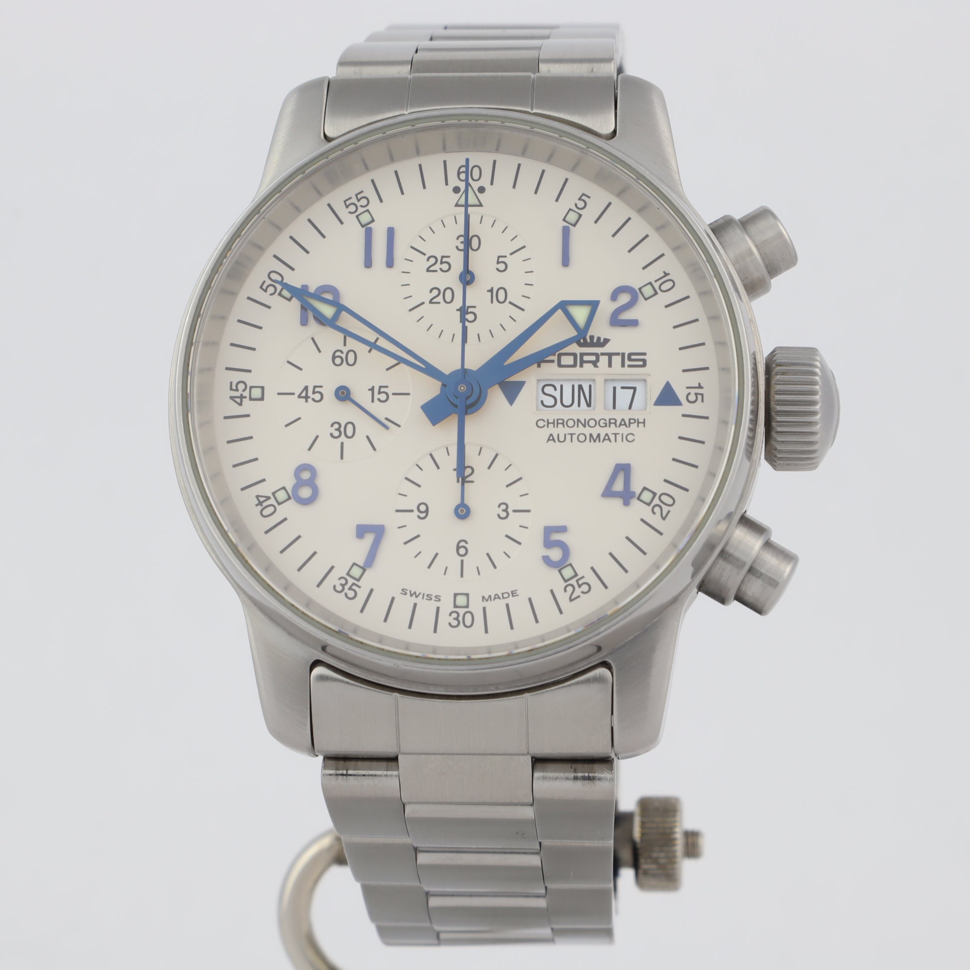 Fortis Flieger Limited 597.11.12  Serviced  | Box & Papers | 2012