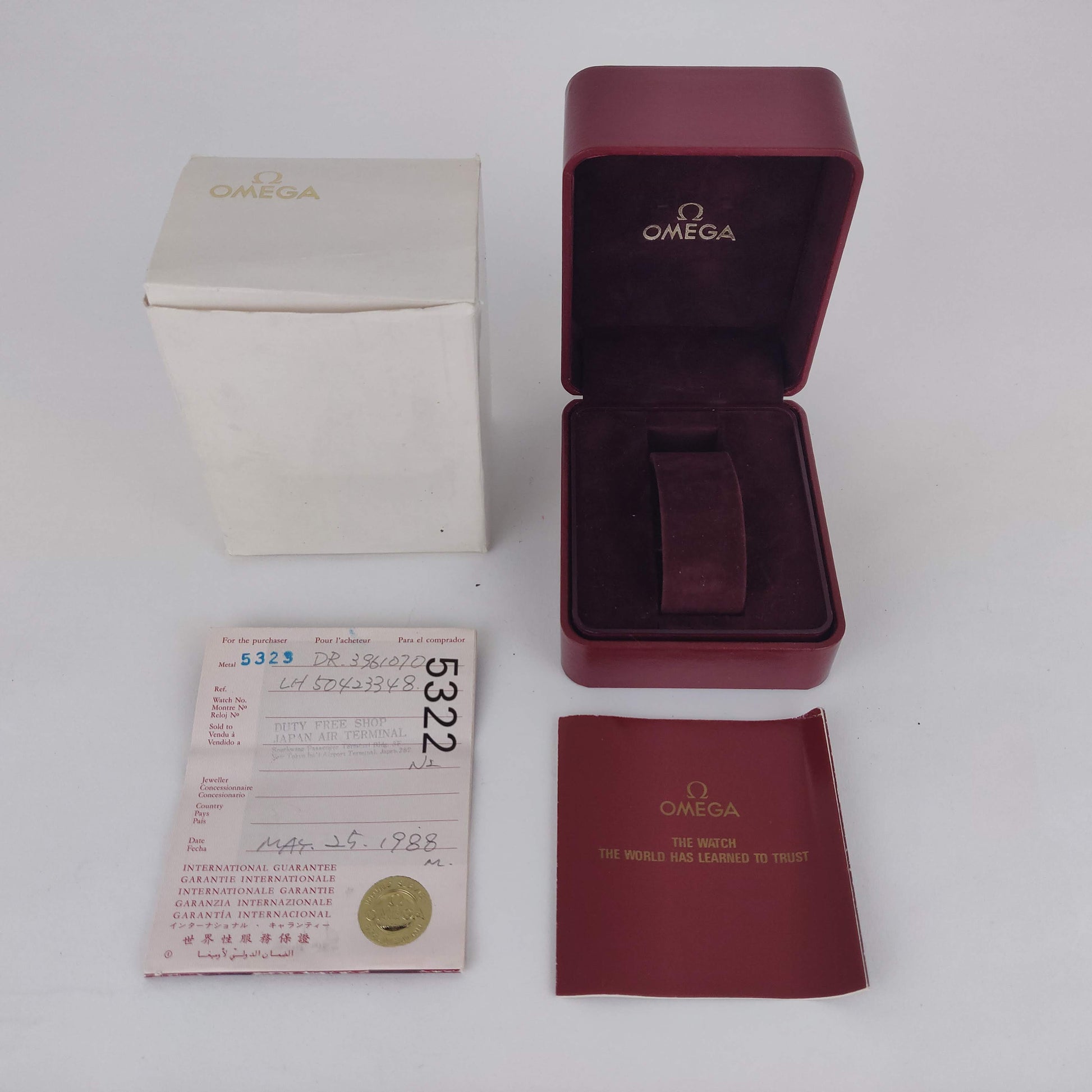 Omega Constellation 396.1070 'Manhattan' Day-Date  | Box & Papers | 1988