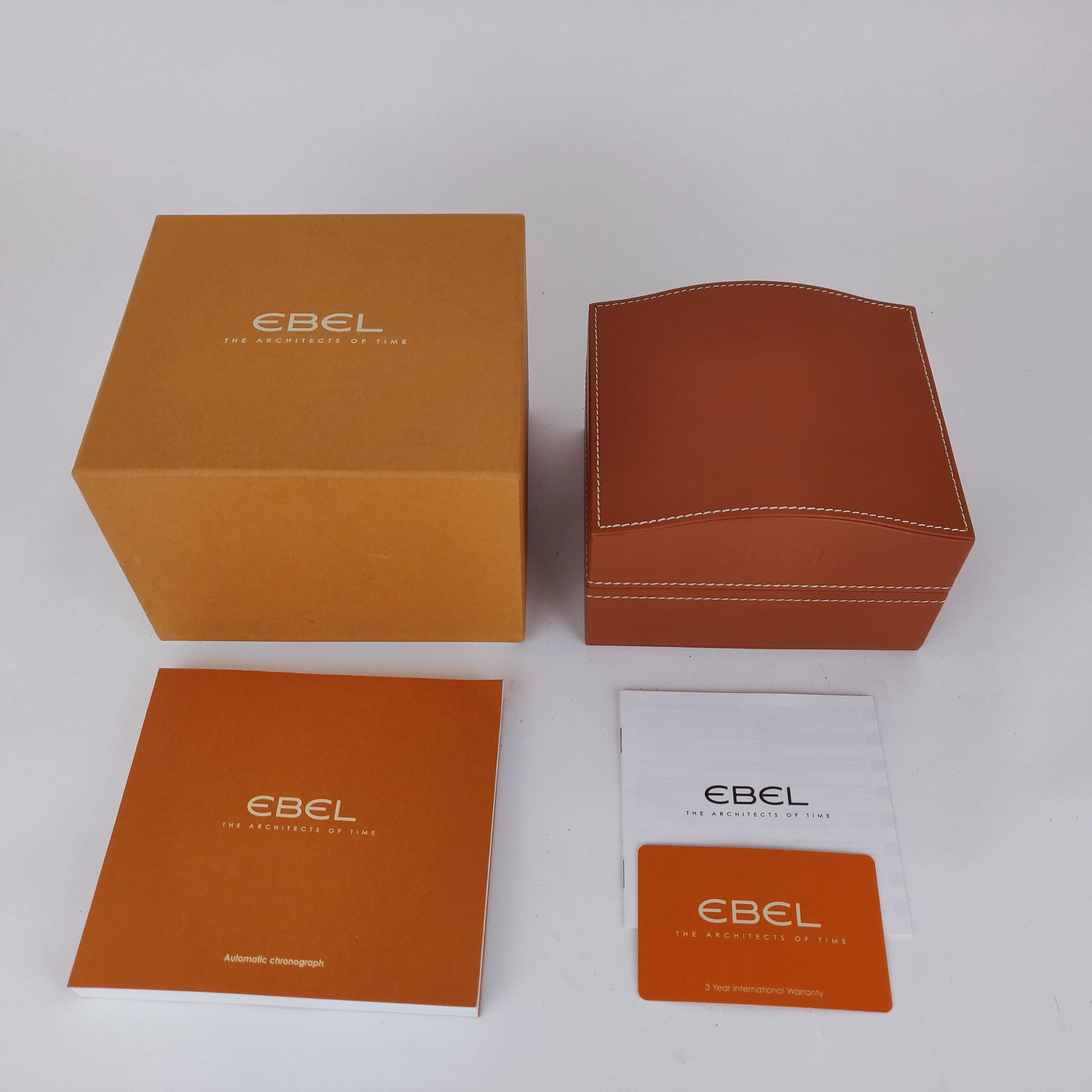 Ebel Brasilia Chronograph Automatic White 9126M52    | Box & Papers | 2010