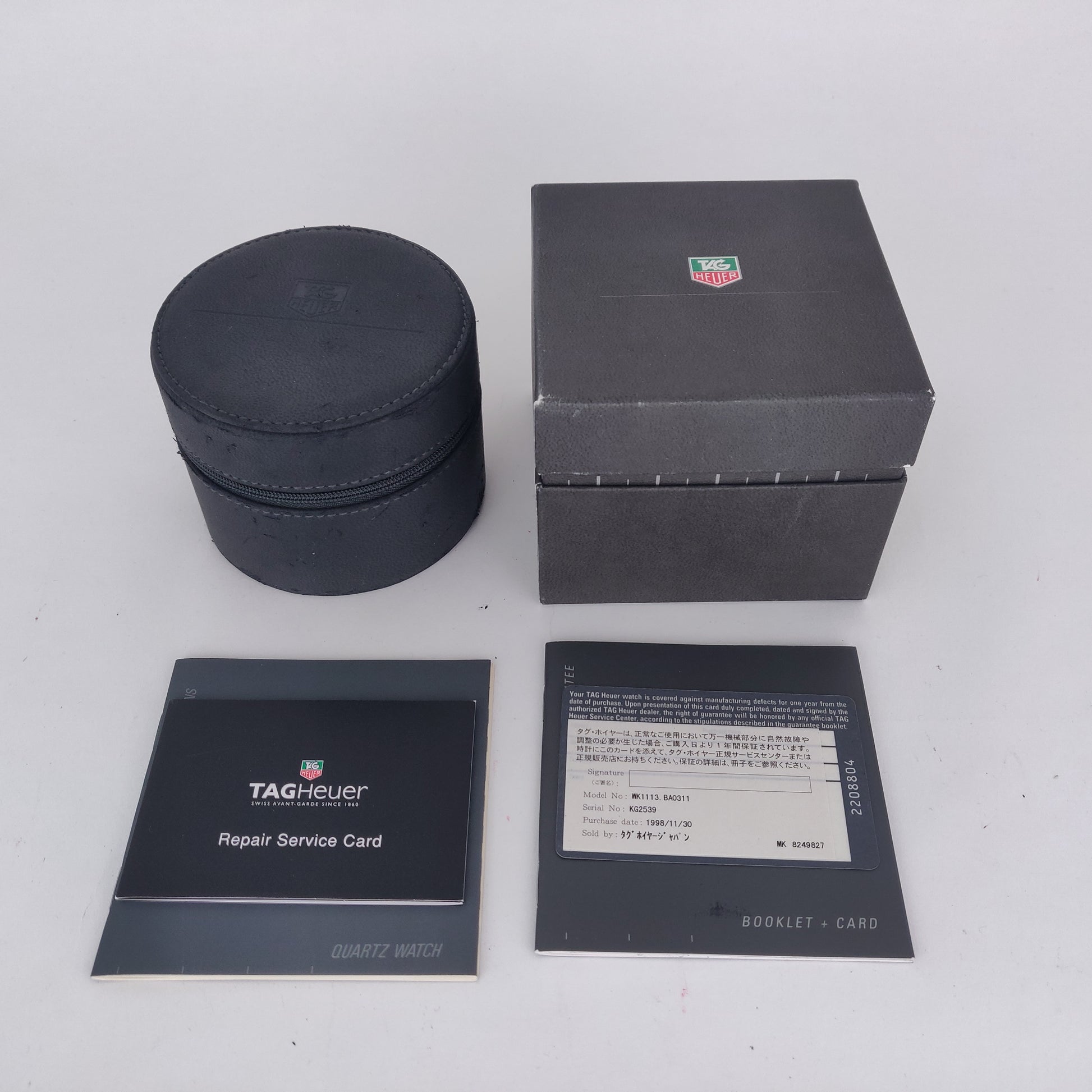 TAG Heuer 2000 WK1113  Mild Seven Special Edition  | Box & Papers | 1998