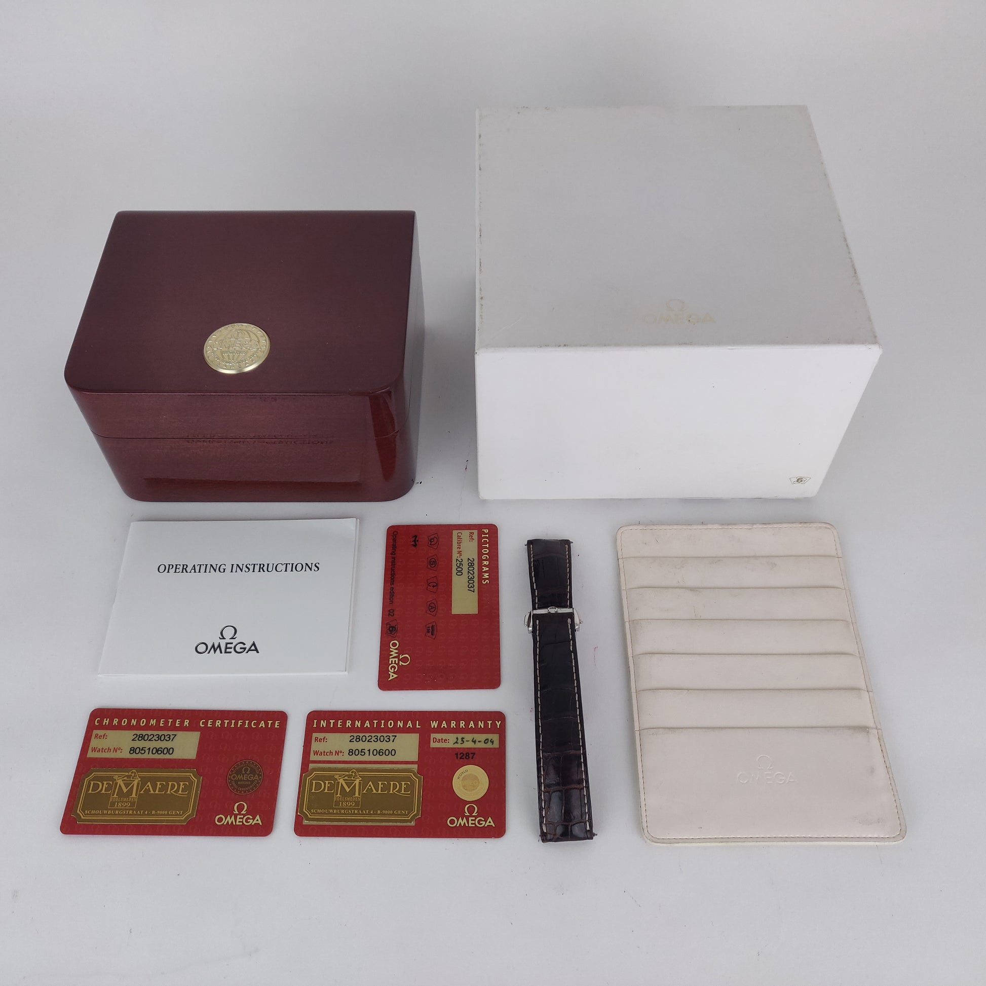 Omega Aqua Terra 2802.30.37 / 2502.30   | Box & Papers | 2004