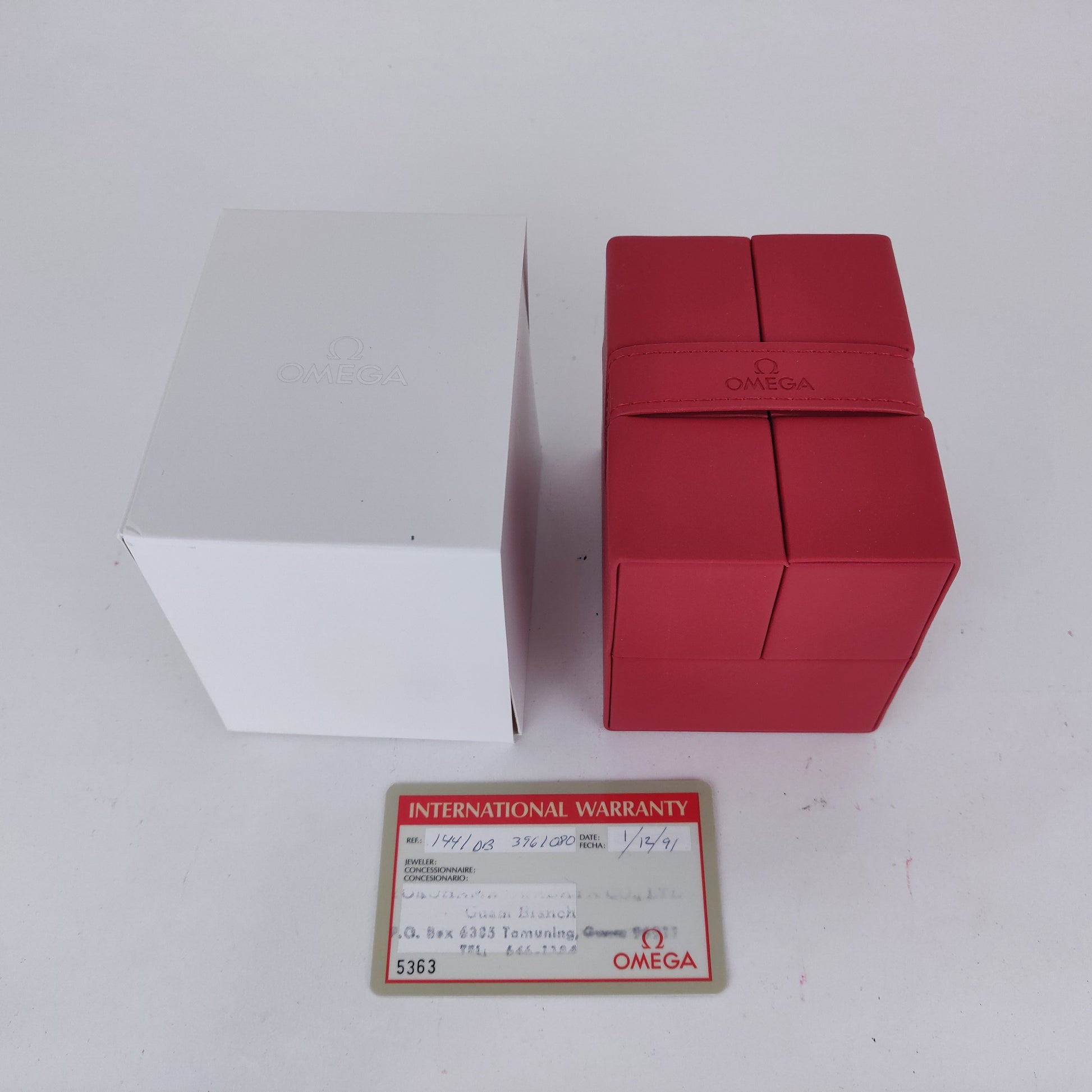 Omega Constellation 396.1080 'Manhattan' Full Bar 18K  | Box & Papers | 1991