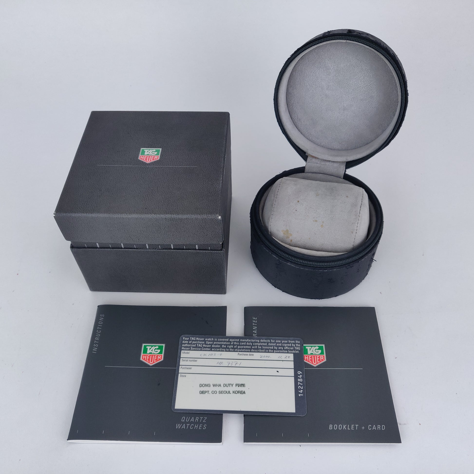 TAG Heuer 2000 Chronograph CK1112-0   | Serviced | Box & Papers | 2000