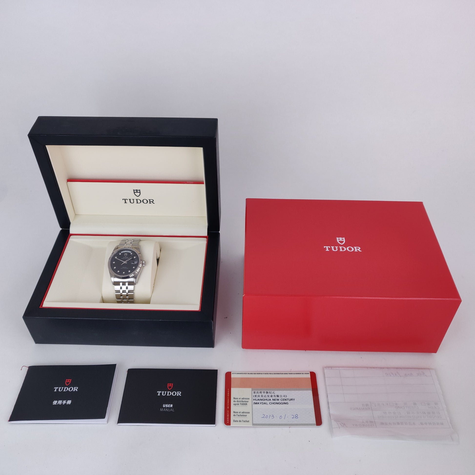 Tudor Prince Date + Day 76214    | Box & Papers | 2013