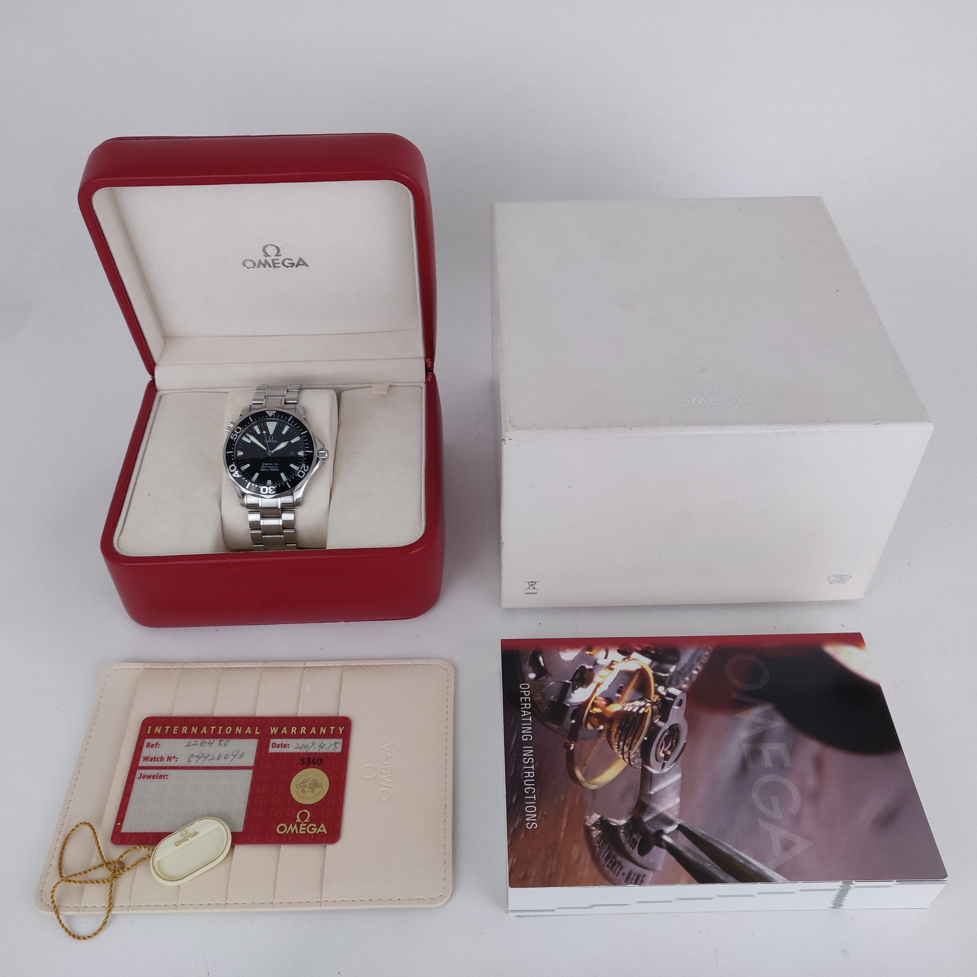 Omega Seamaster 300M 2264.50 'Peter Blake'   | Box & Papers | 2007