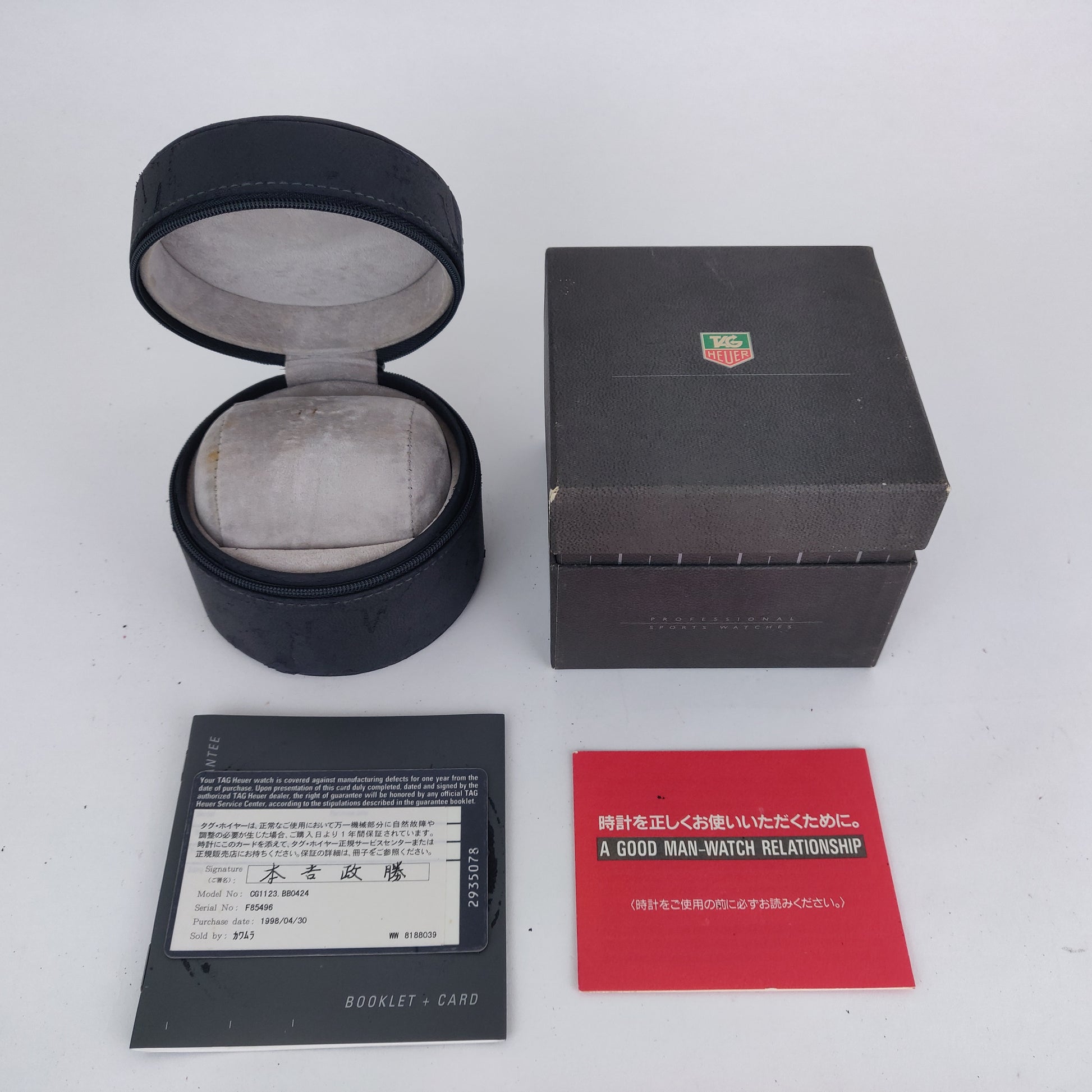 TAG Heuer S/EL Chronograph CG1123-0   | Serviced | Box & Papers | 1998