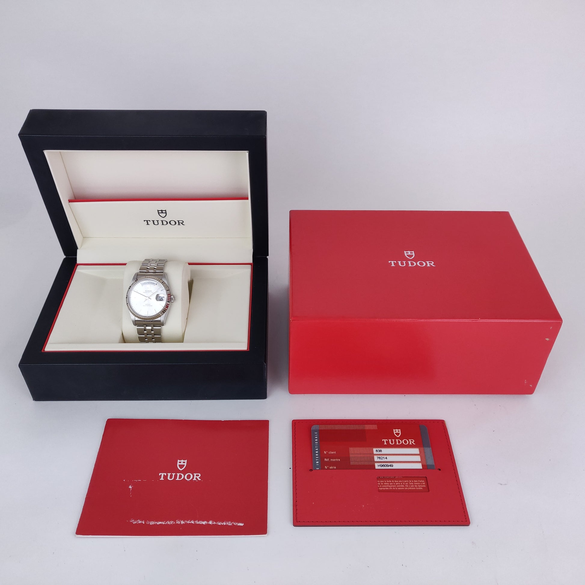 Tudor Prince Date + Day 76214    | Box & Papers | 2011