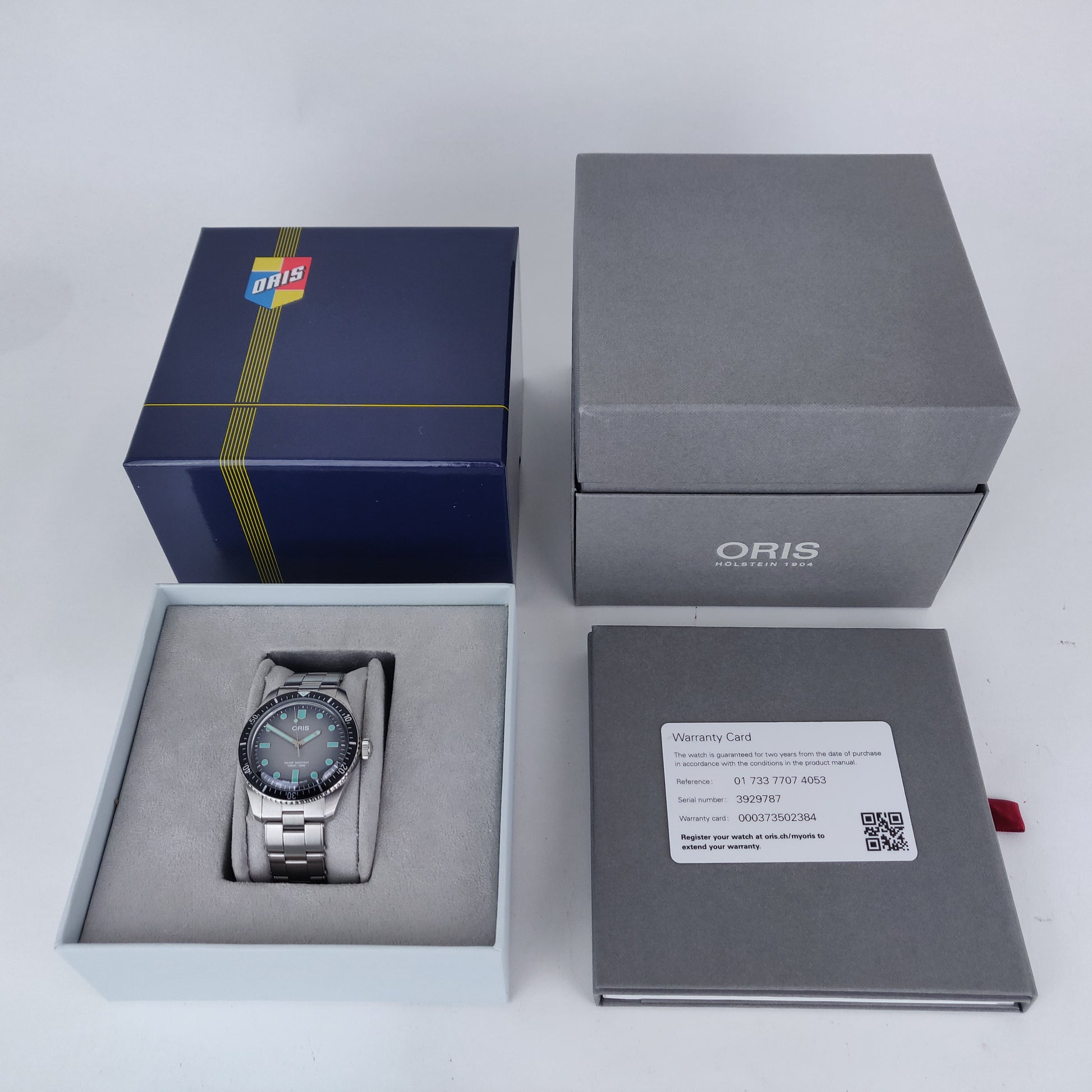 Oris Divers 65 01 733 7707 4053-07 8 20 18    | Box & Papers | 2024