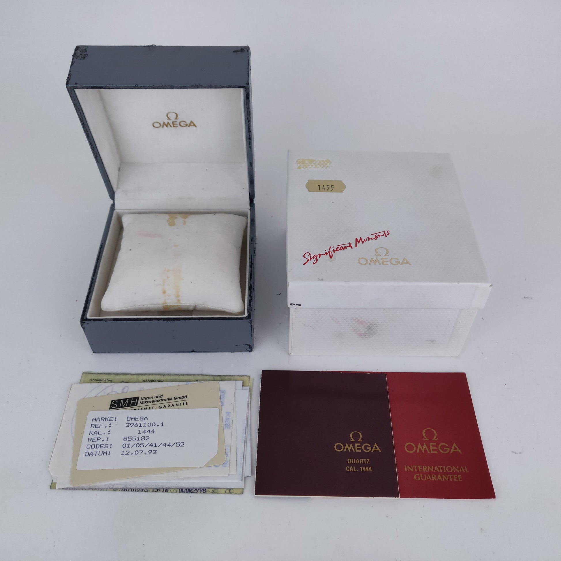 Omega Polaris Day Date 396.1122    | Box & Papers | 1989
