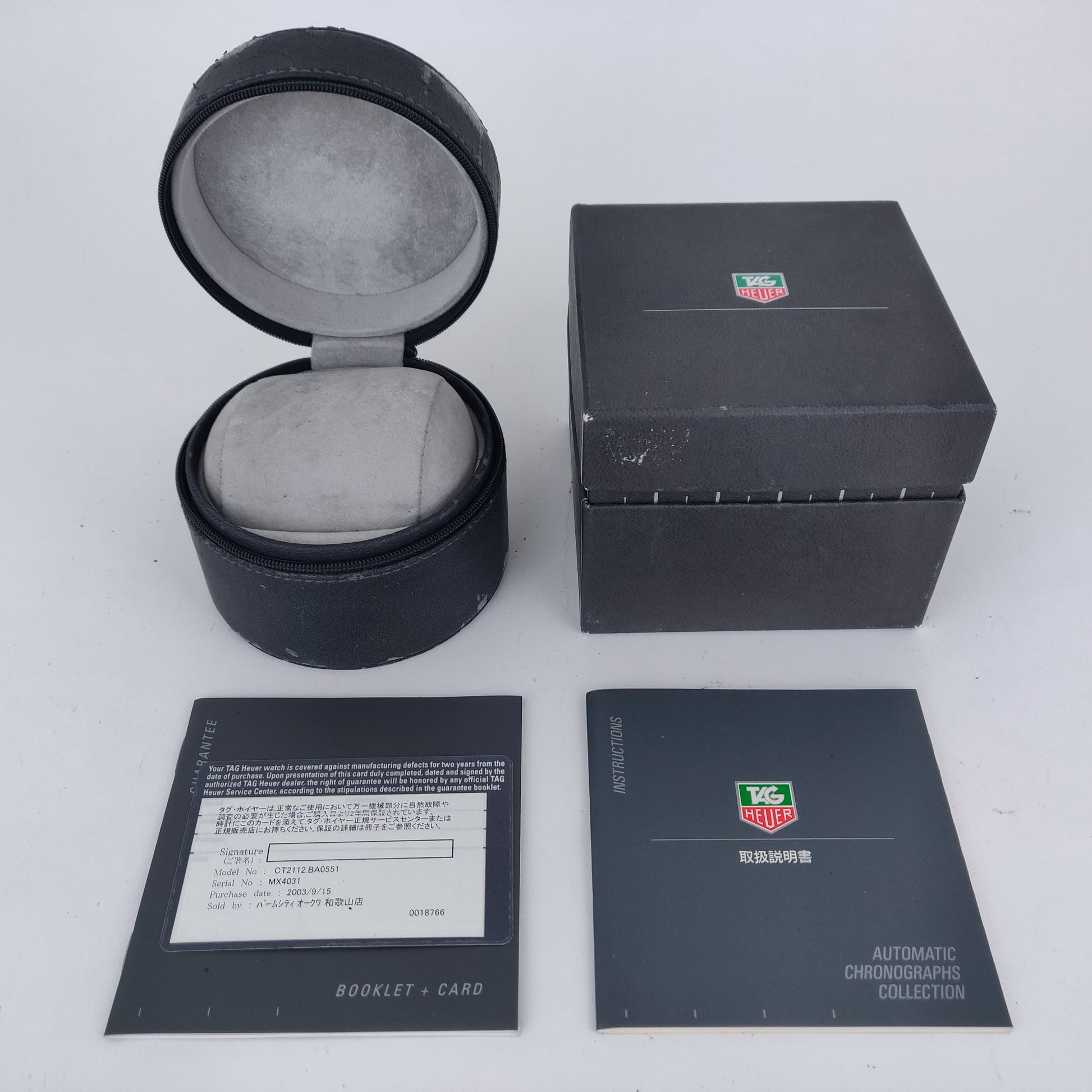 TAG Heuer Link Chronograph Automatic CT2112    | Box & Papers | 2003