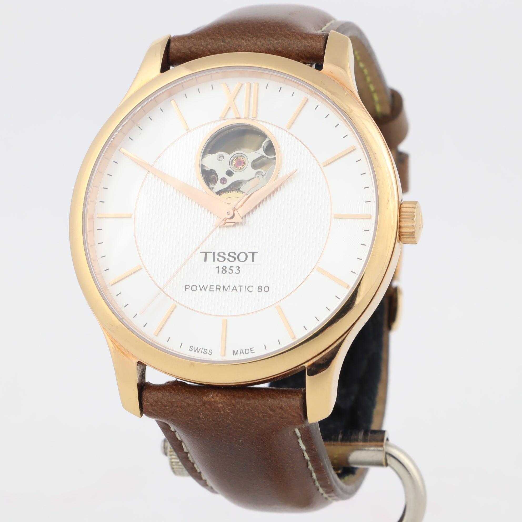 Tissot Tradition Powermatic 80 Open Heart T063.907.36.038.00  / T063907A