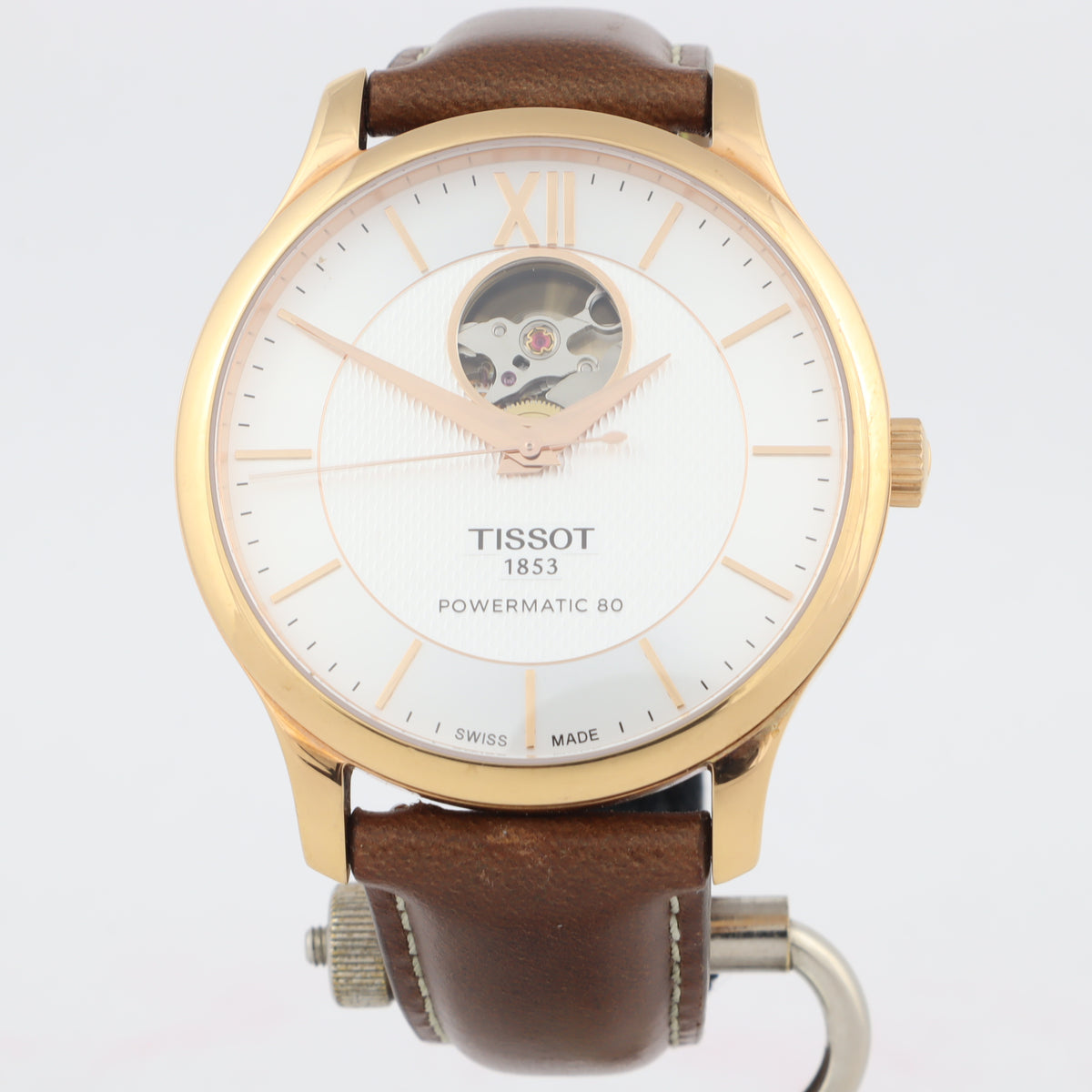 Tissot Tradition Powermatic 80 Open Heart T063.907.36.038.00  / T063907A