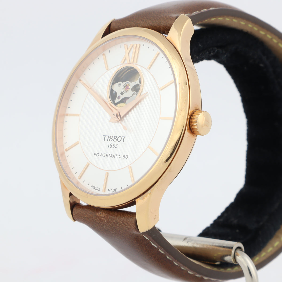 Tissot Tradition Powermatic 80 Open Heart T063.907.36.038.00  / T063907A