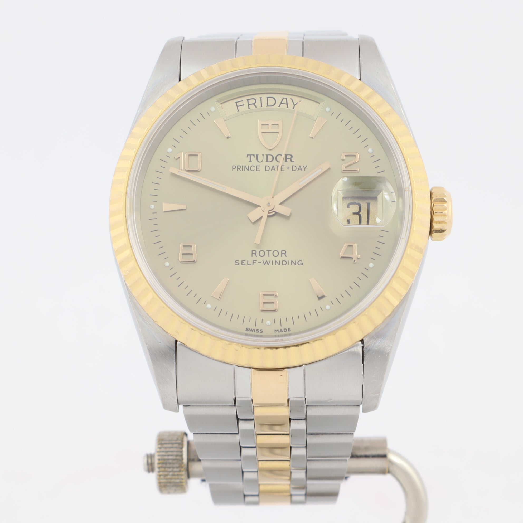 Tudor Prince Date + Day 76213  Serviced  | Box & Papers | 2001
