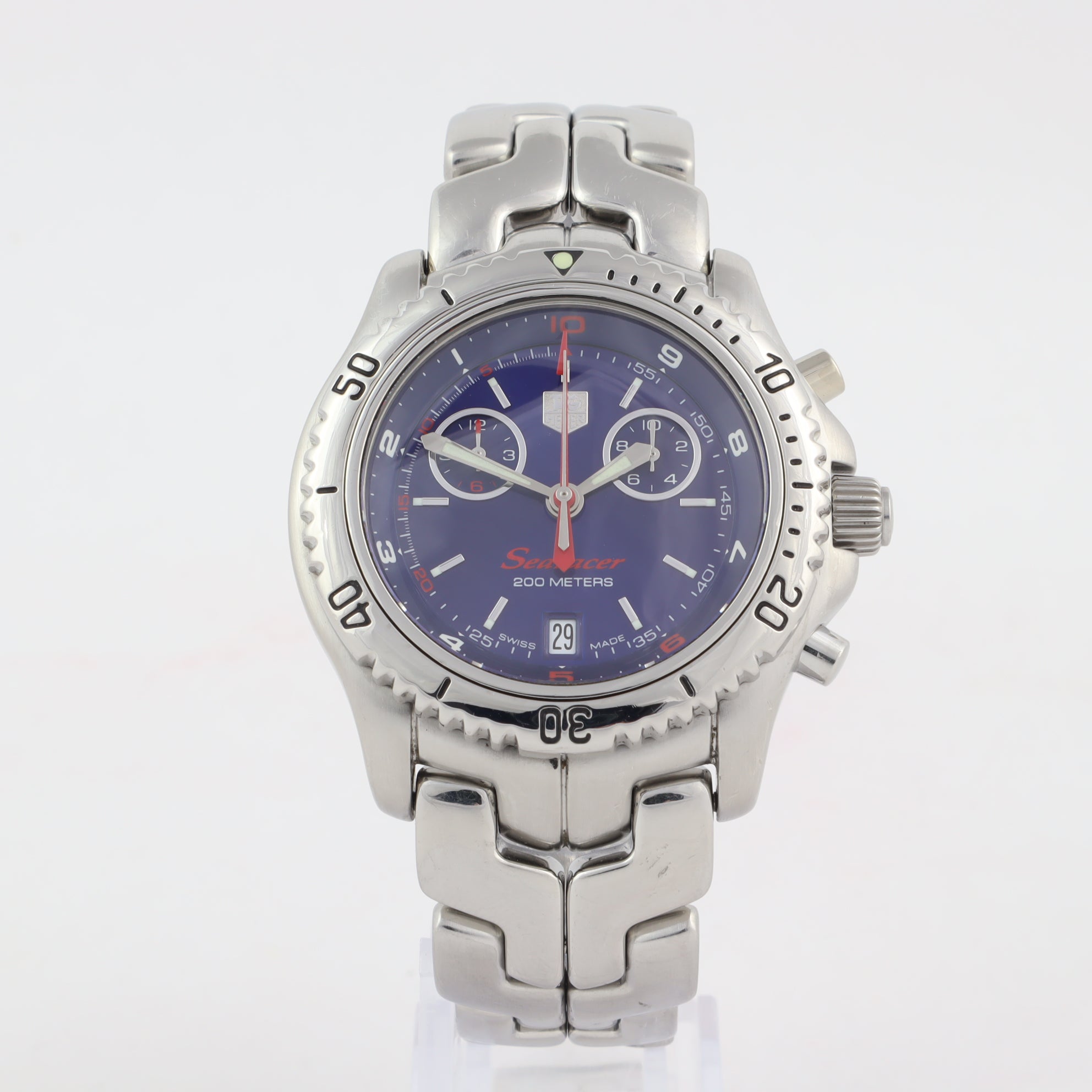 TAG Heuer Link Chronograph CT1115 Searacer   | Box