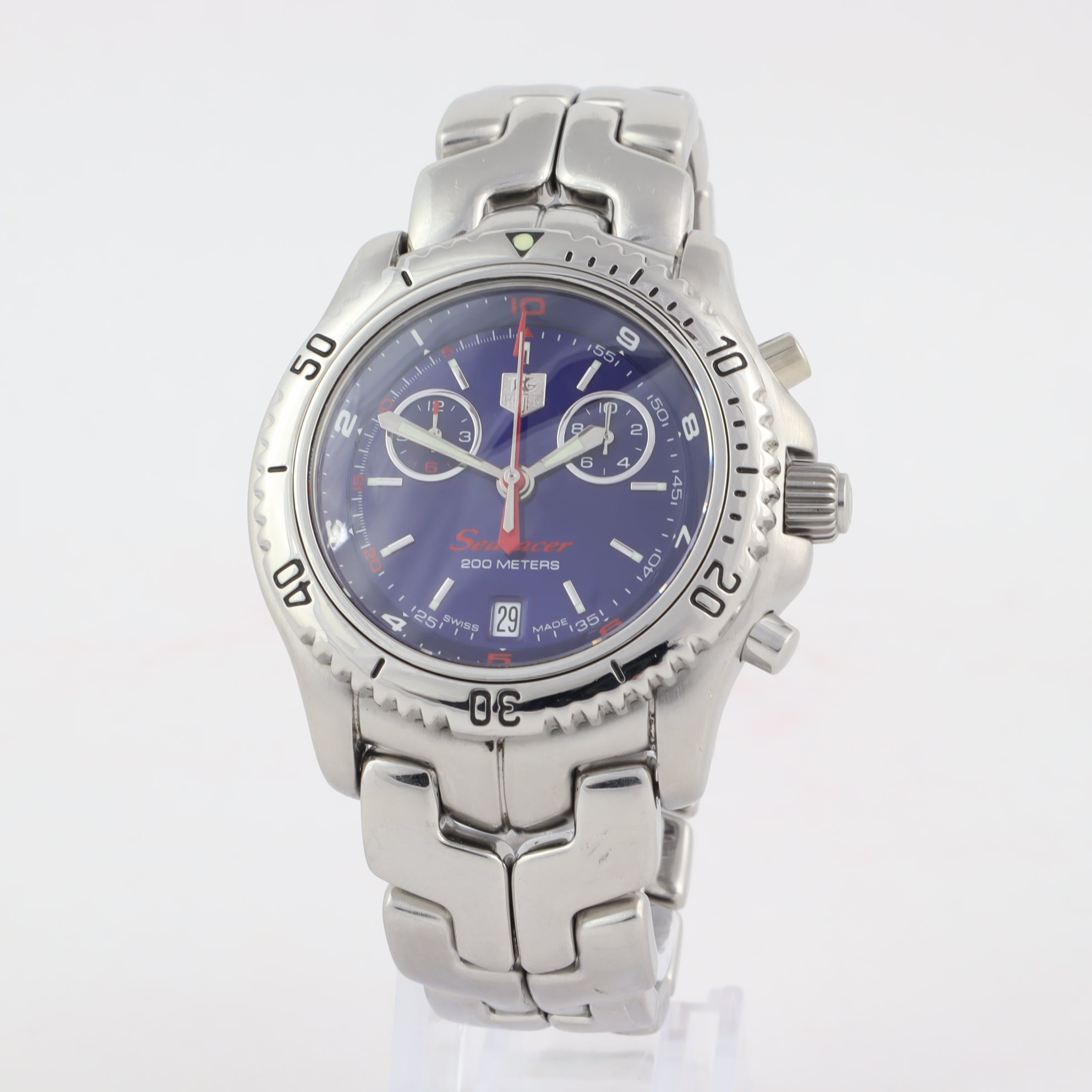 TAG Heuer Link Chronograph CT1115 Searacer   | Box