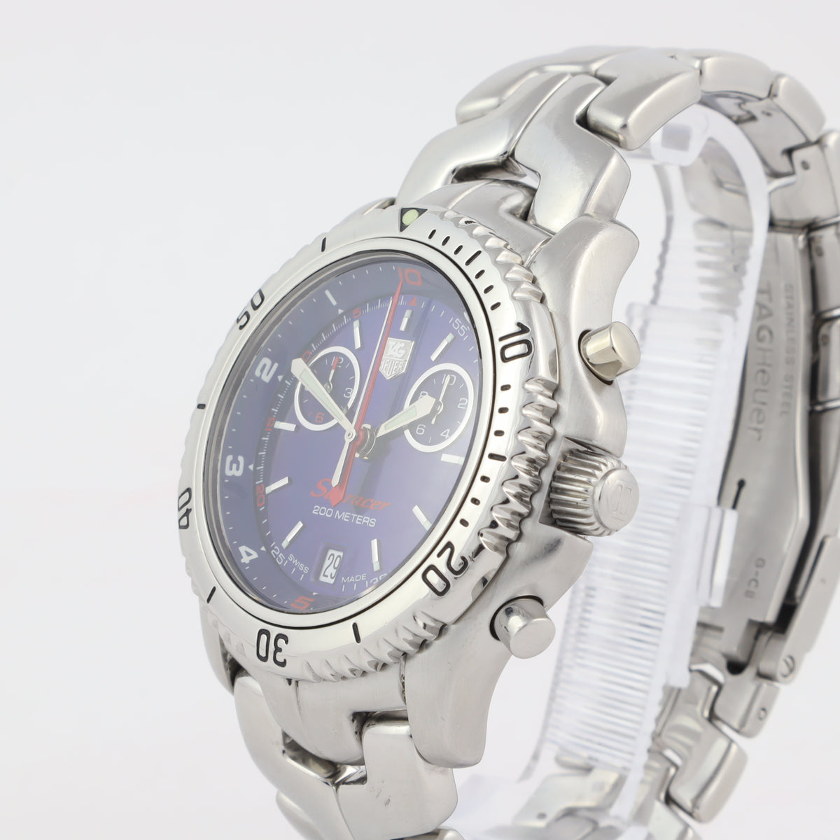 TAG Heuer Link Chronograph CT1115 Searacer   | Box