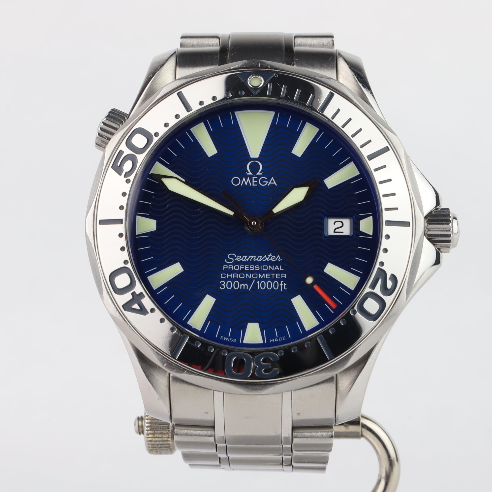 Omega Seamaster 300M 2255.80 Electric Blue'  | Serviced | Box & Papers | 2006