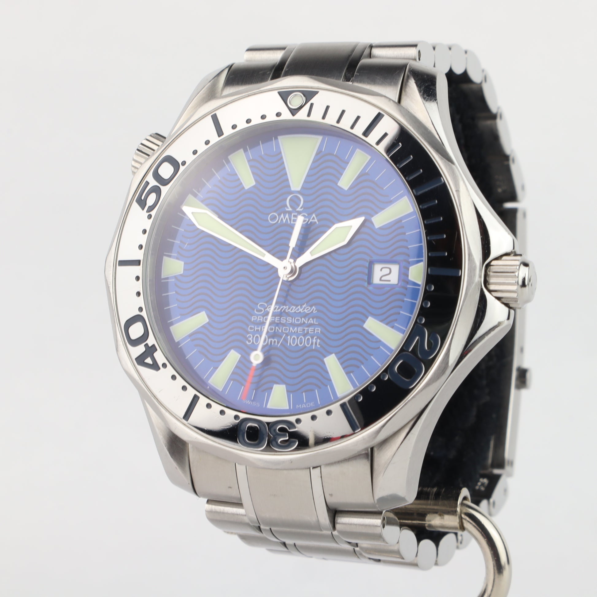 Omega Seamaster 300M 2255.80 Electric Blue'  | Serviced | Box & Papers | 2006