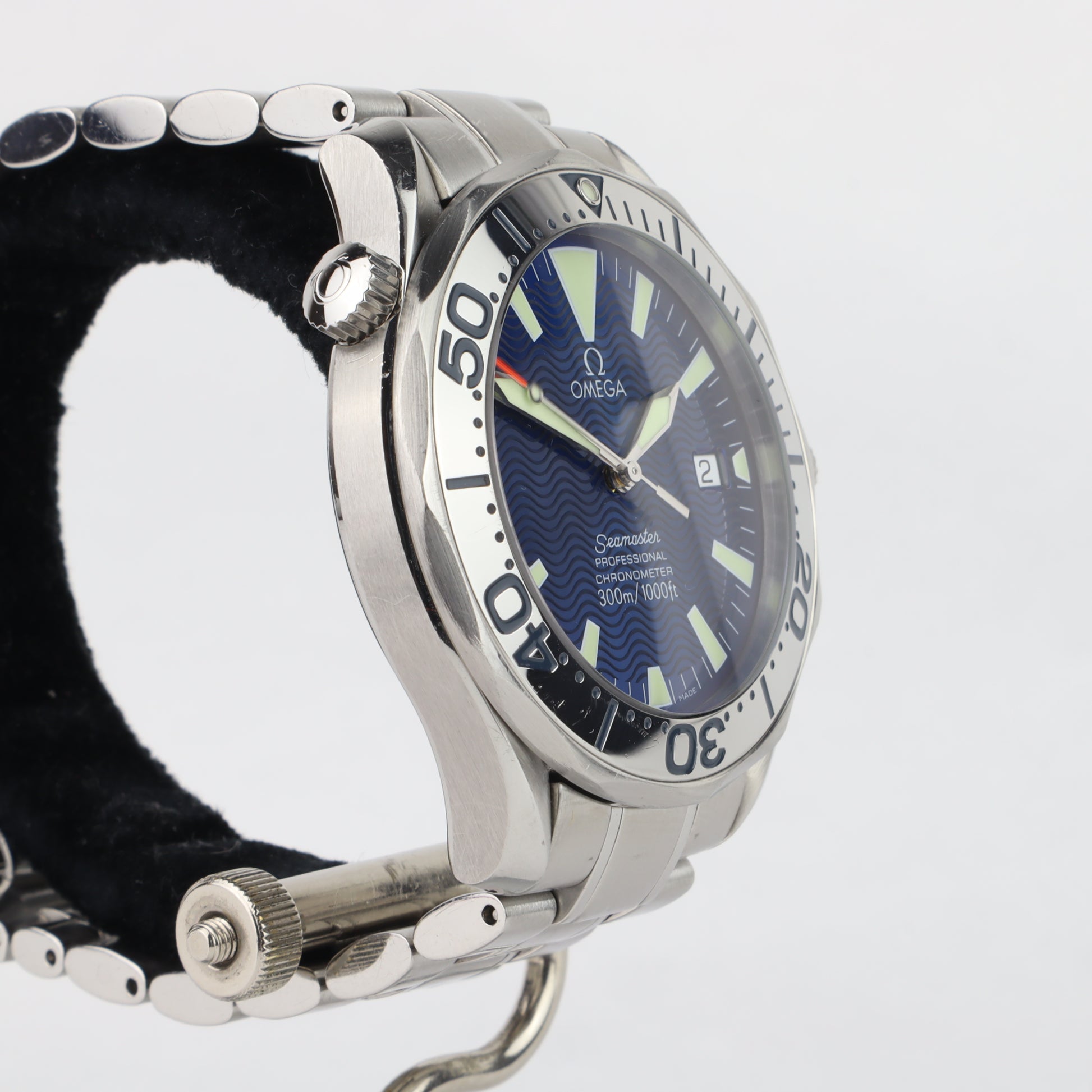 Omega Seamaster 300M 2255.80 Electric Blue'  | Serviced | Box & Papers | 2006