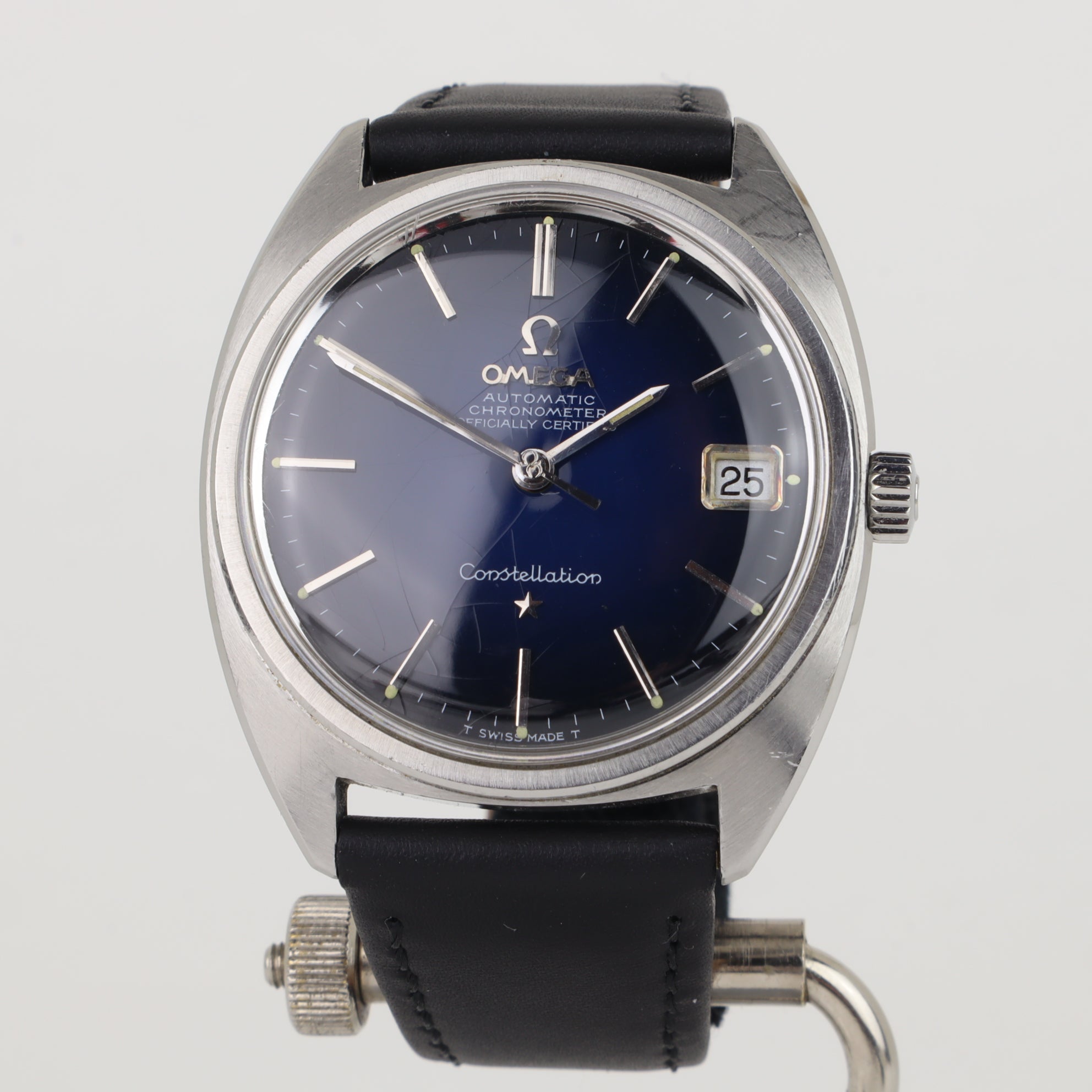 Omega Constellation 168.017 'C-shape' Blue Vignette | Serviced